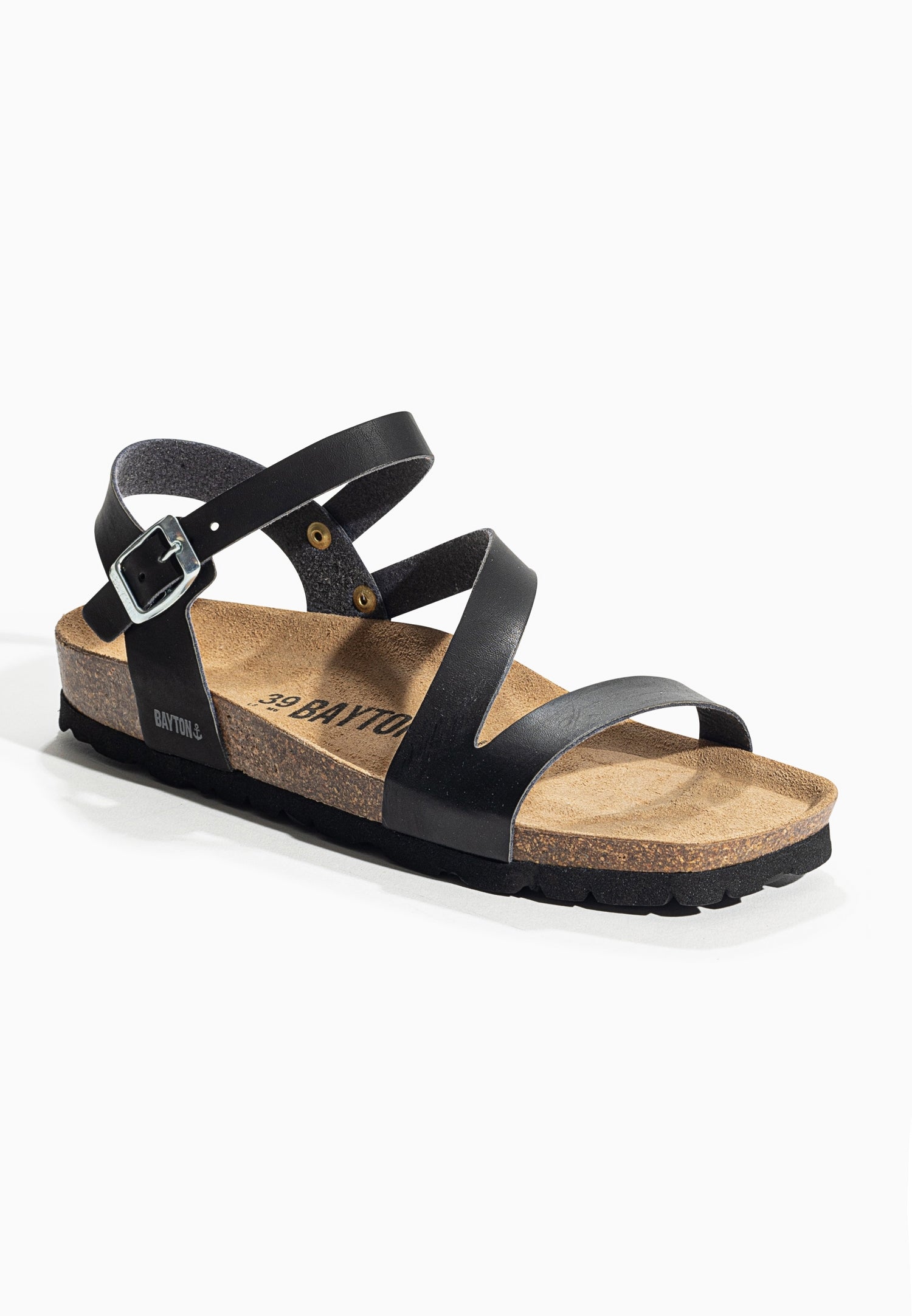 Sandales Vigo Noir Multi-Brides
