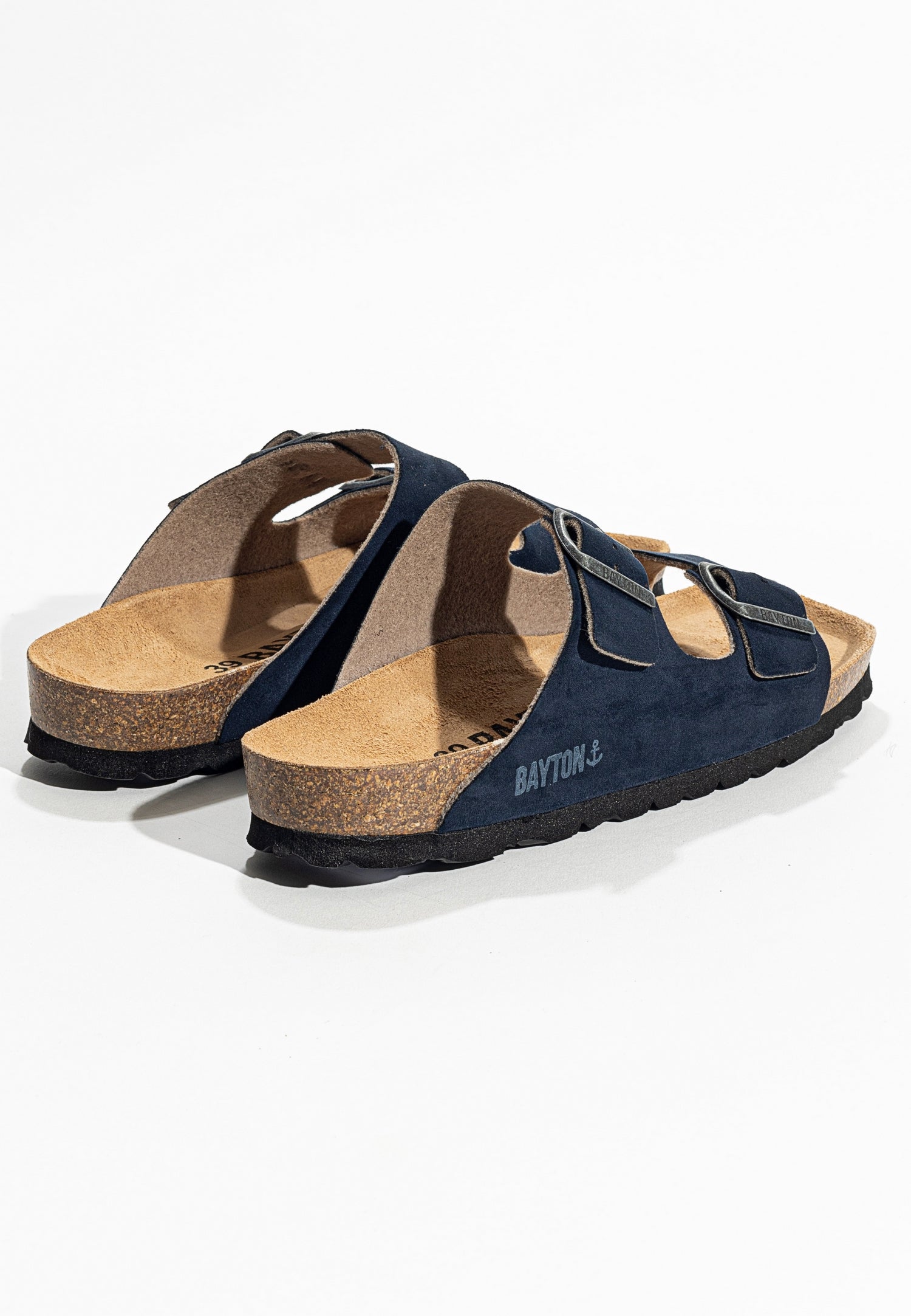 Sandales 2 Brides Atlas Bleu marine