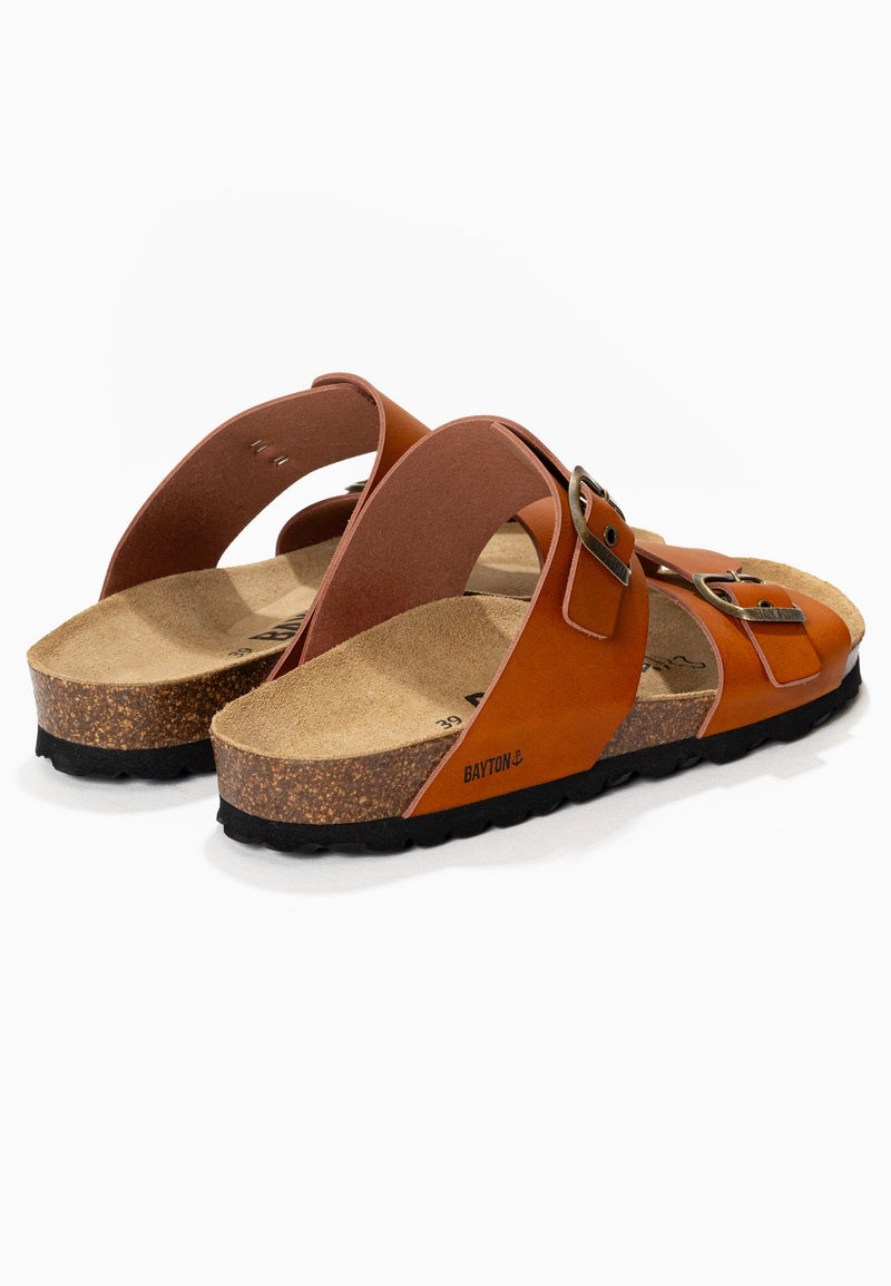 Sandales 2 Brides Shiba Camel