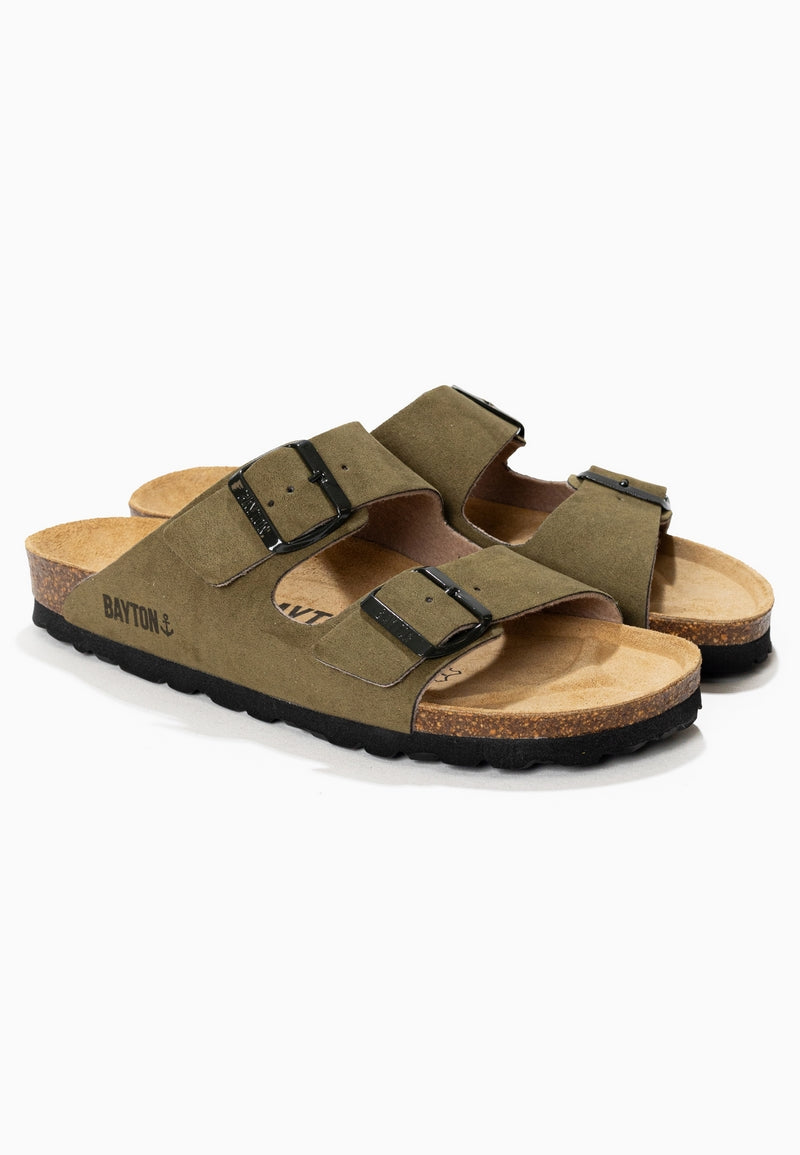 Sandales 2 Brides Atlas Kaki