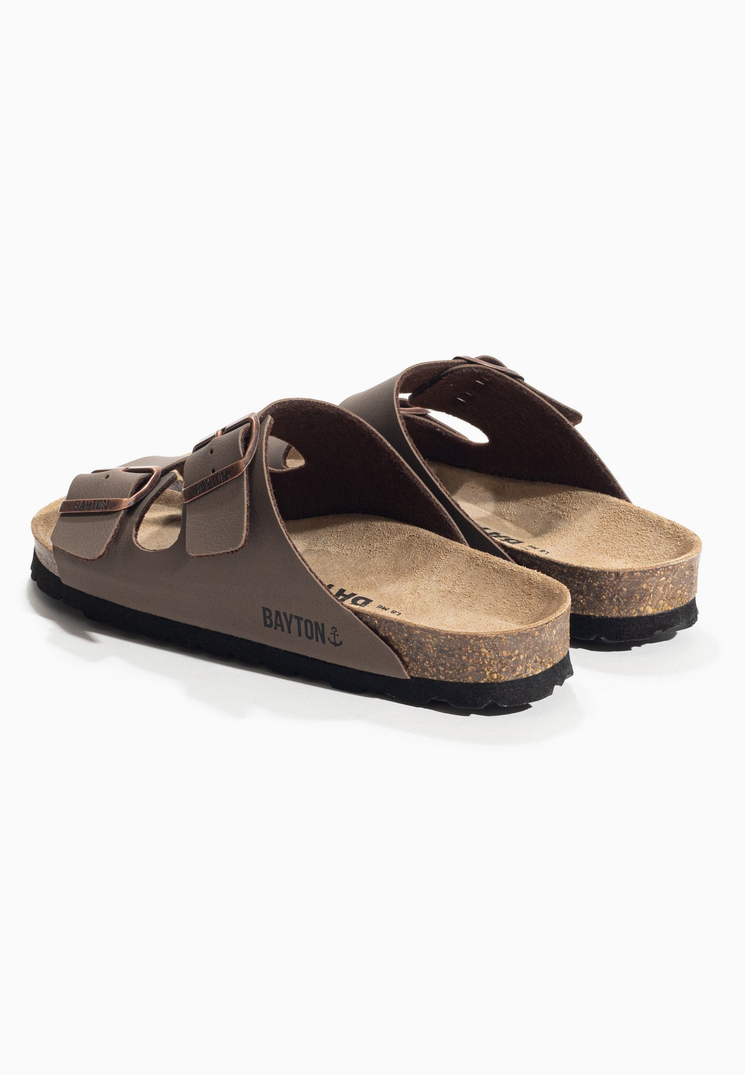 Sandales 2 Brides Atlas Marron