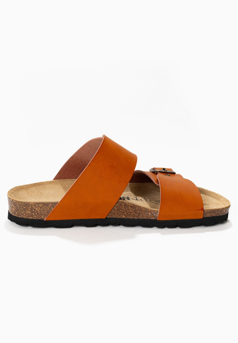 Sandales 2 Brides Shiba Camel