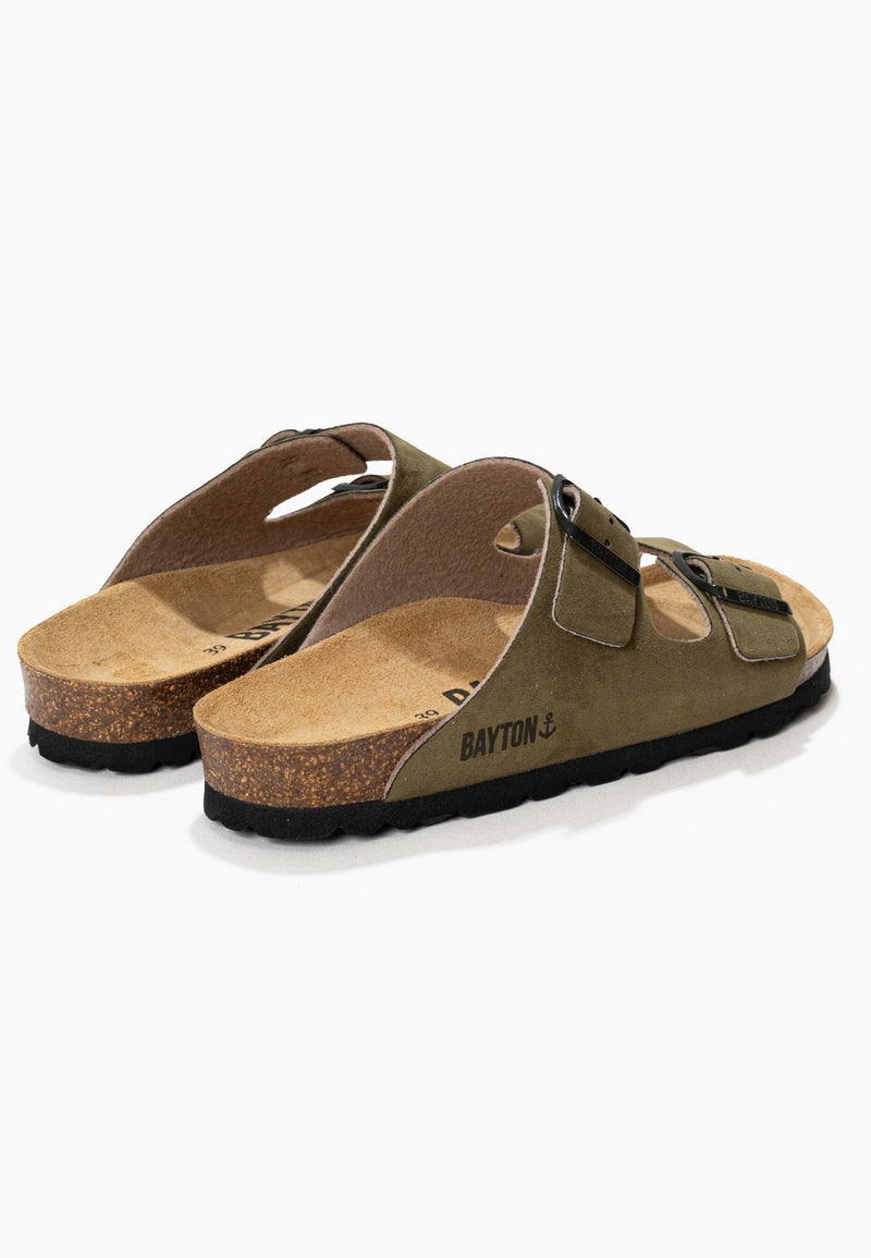 Sandales 2 Brides Atlas Kaki