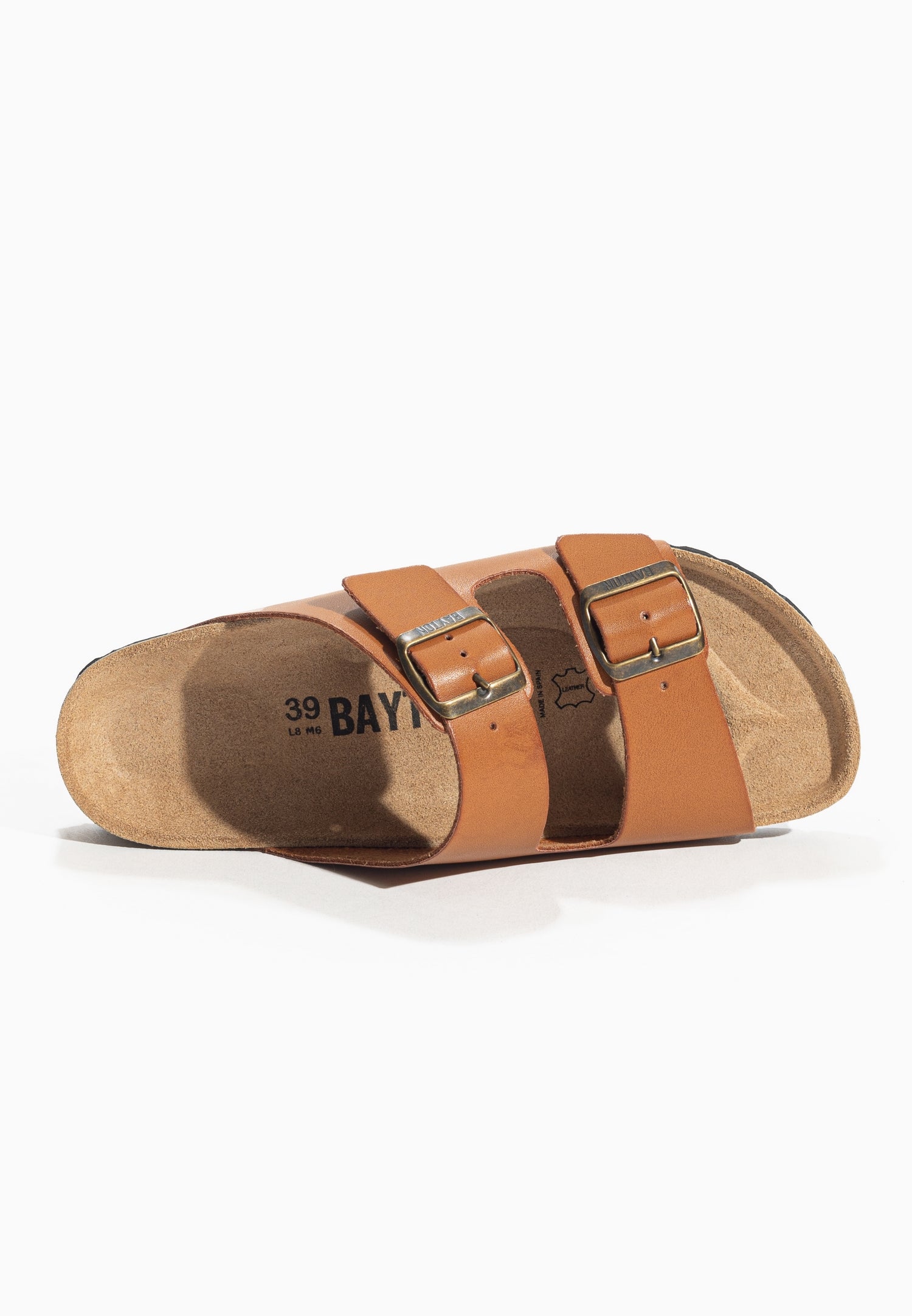 Sandales 2 Brides Atlas Camel