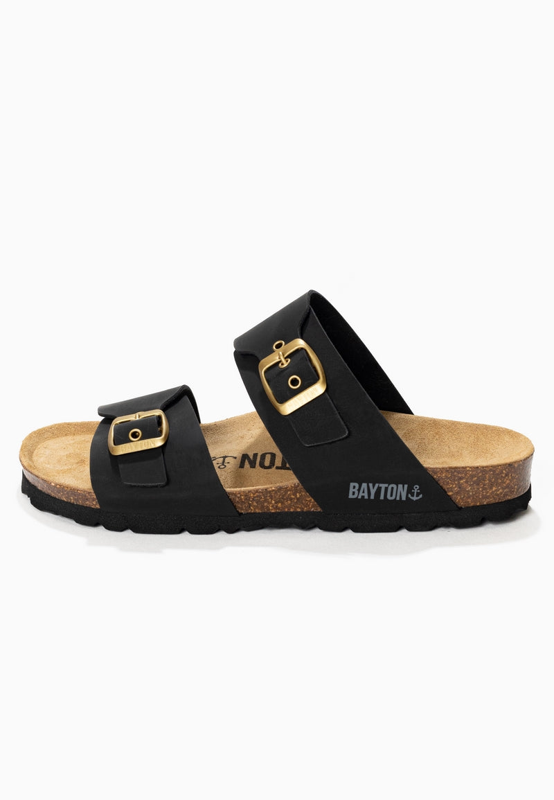 Sandales 2 Brides Shiba Noir