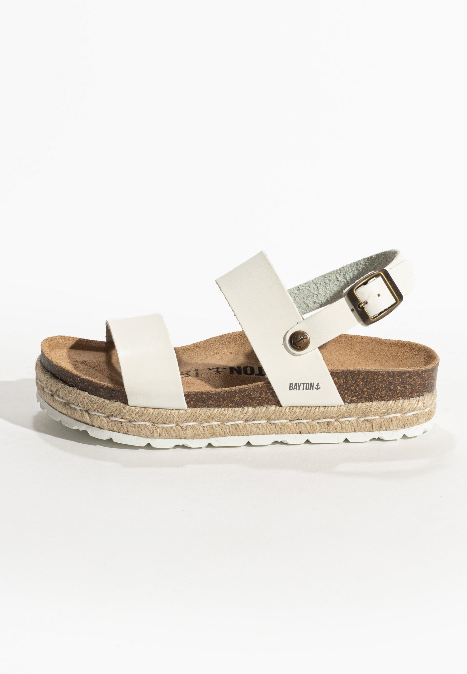 Sandales Gaceo Blanc à Plateforme