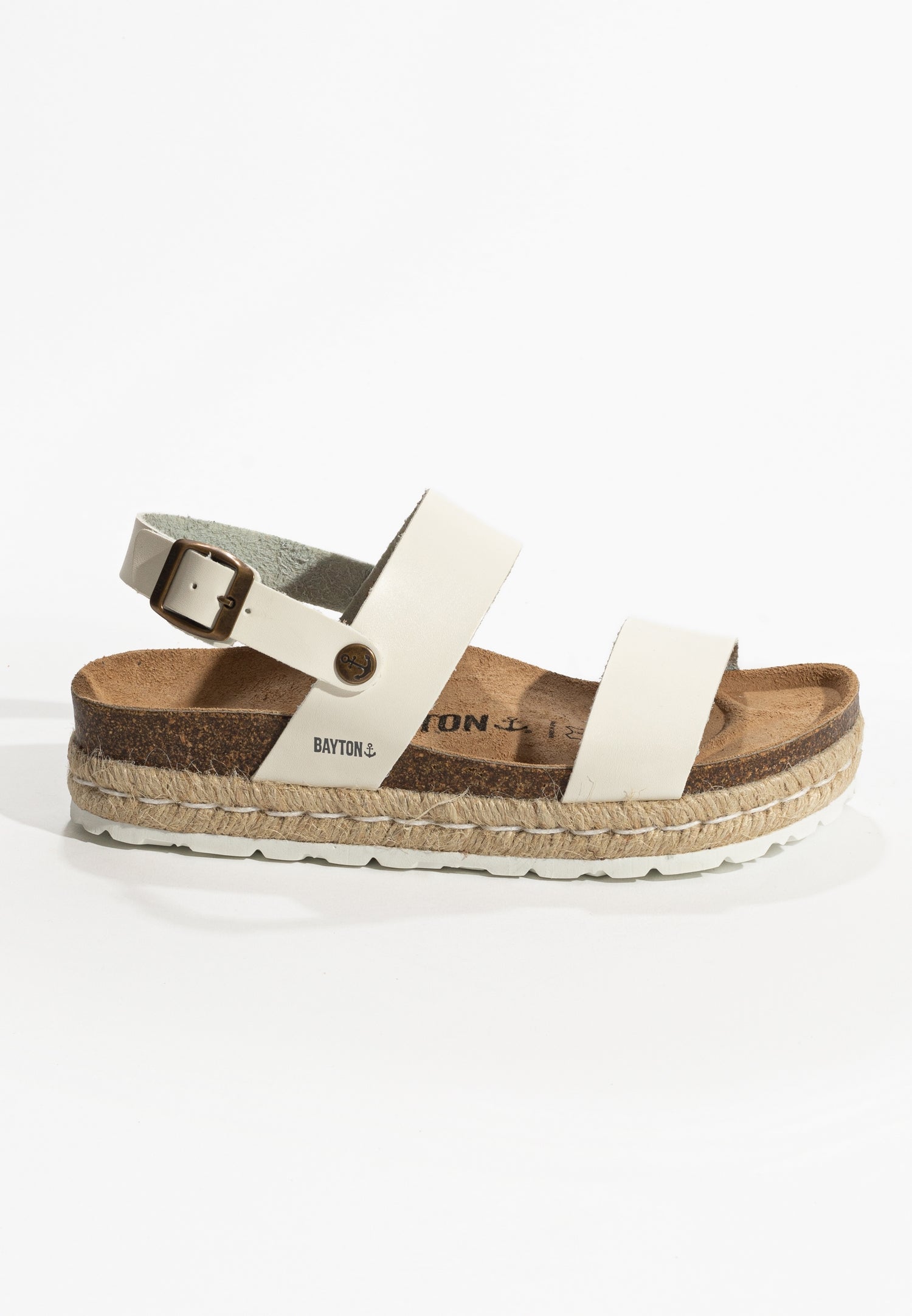 Sandales Gaceo Blanc à Plateforme