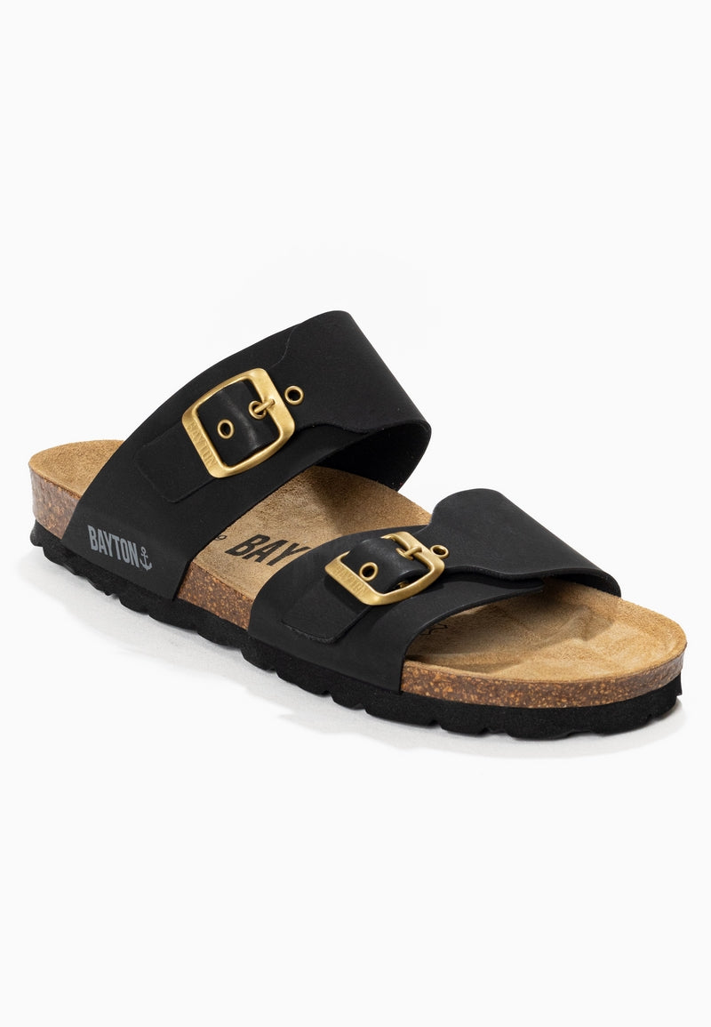 Sandales 2 Brides Shiba Noir