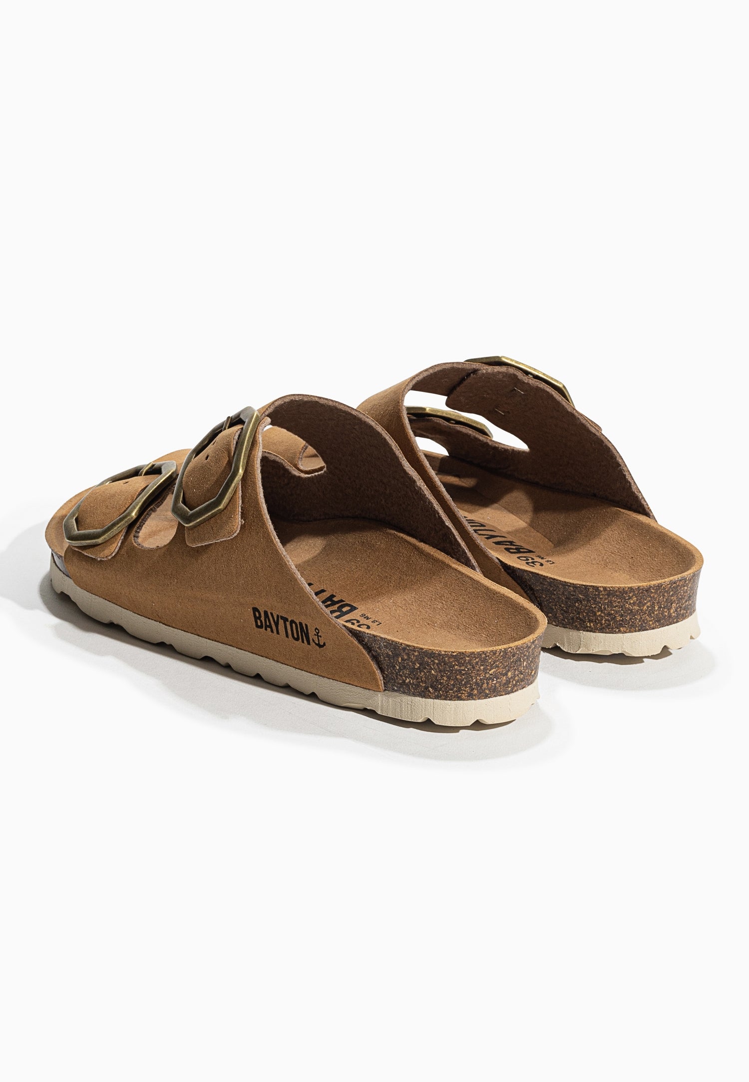Sandales 2 Brides Atlas Camel