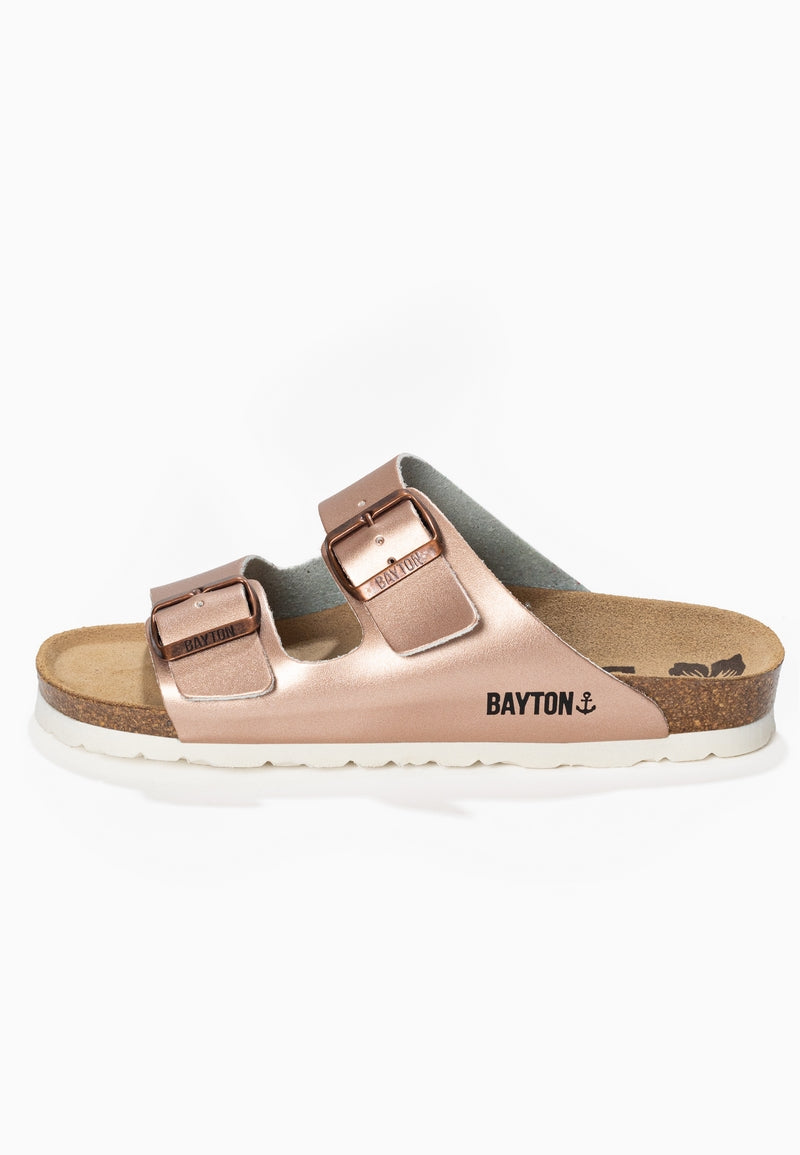 Sandales 2 Brides Atlas Rose Gold
