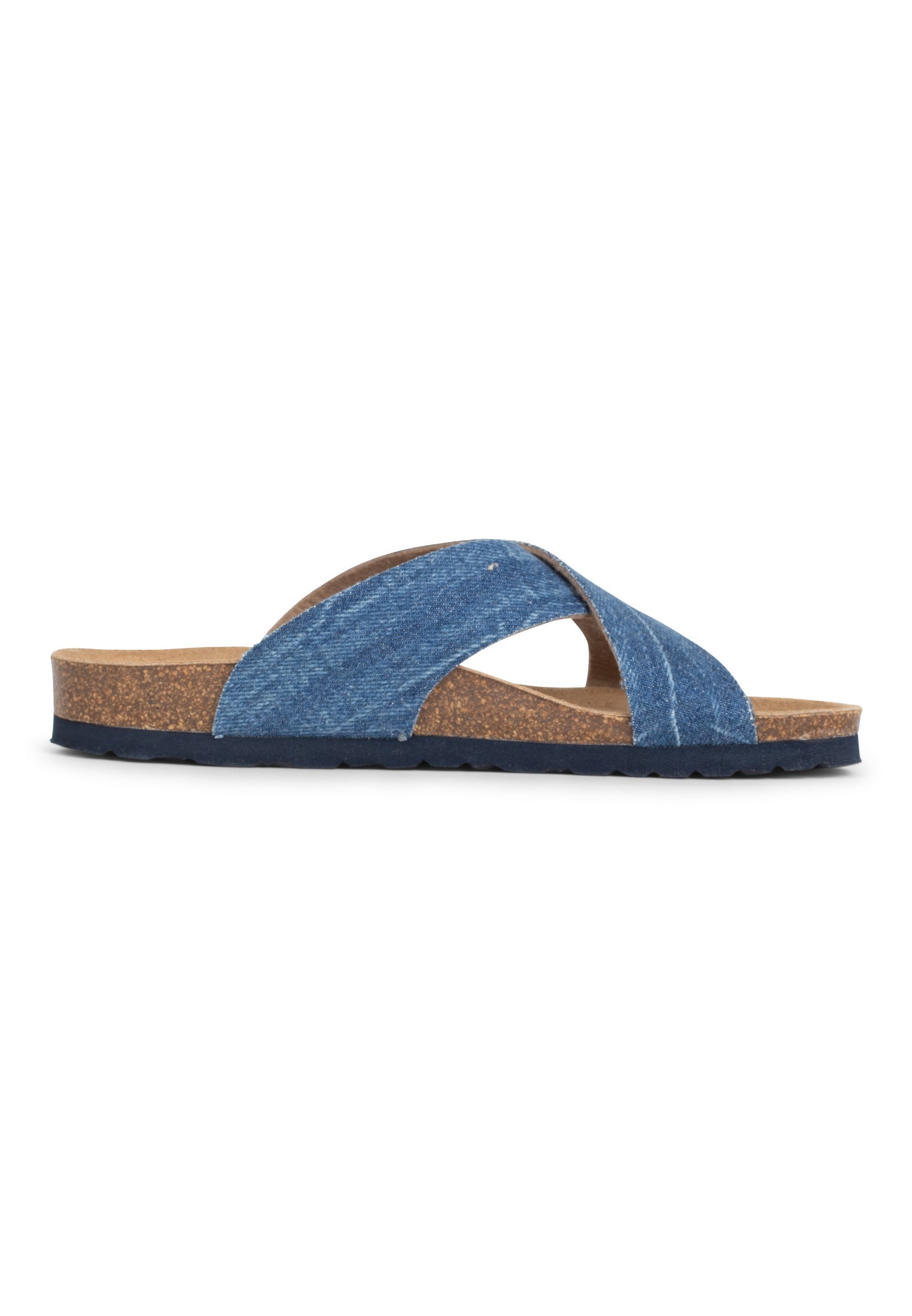 Sandalias Gomera 2 Tiras Azul Denim
