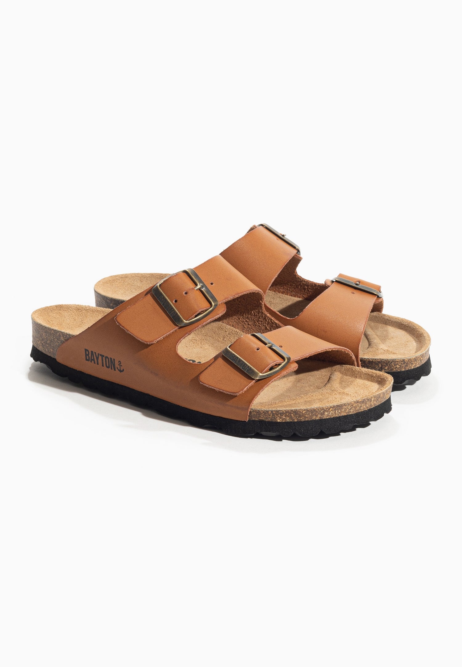 Sandales 2 Brides Atlas Camel