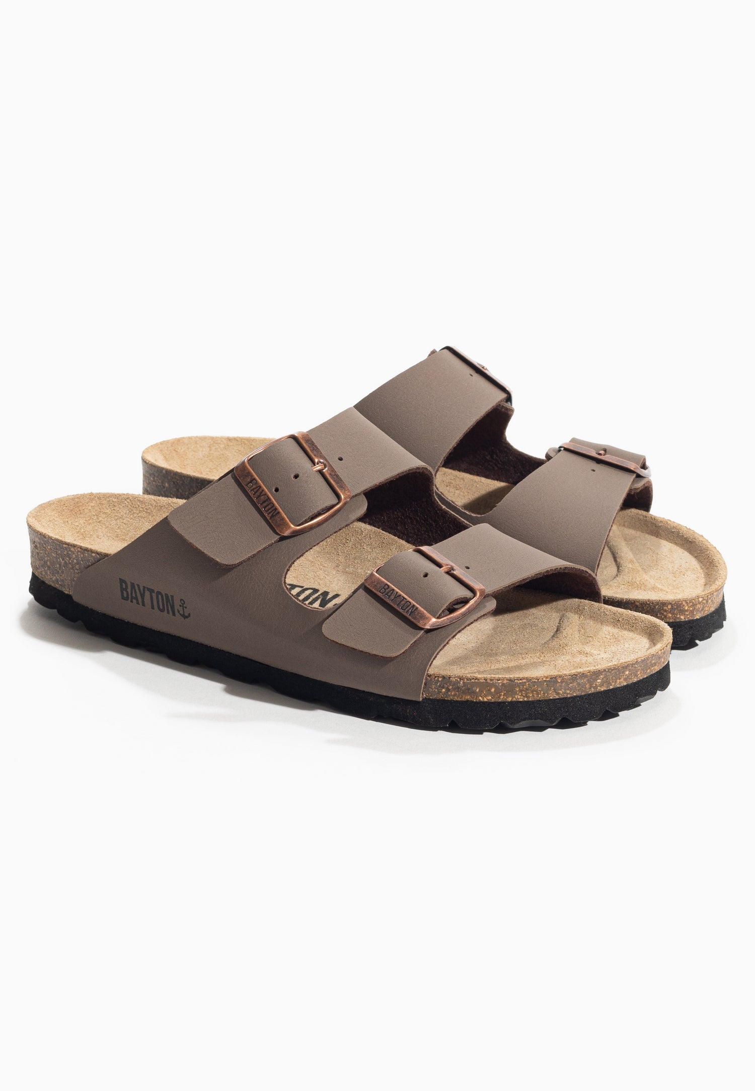Sandales 2 Brides Atlas Marron