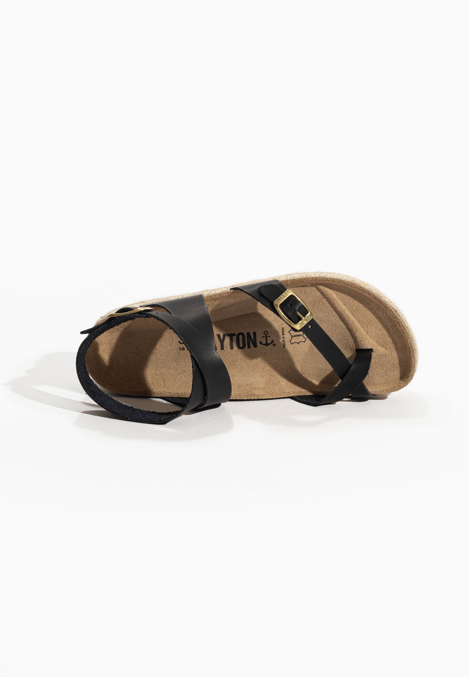 Sandales Den Noir à Plateforme