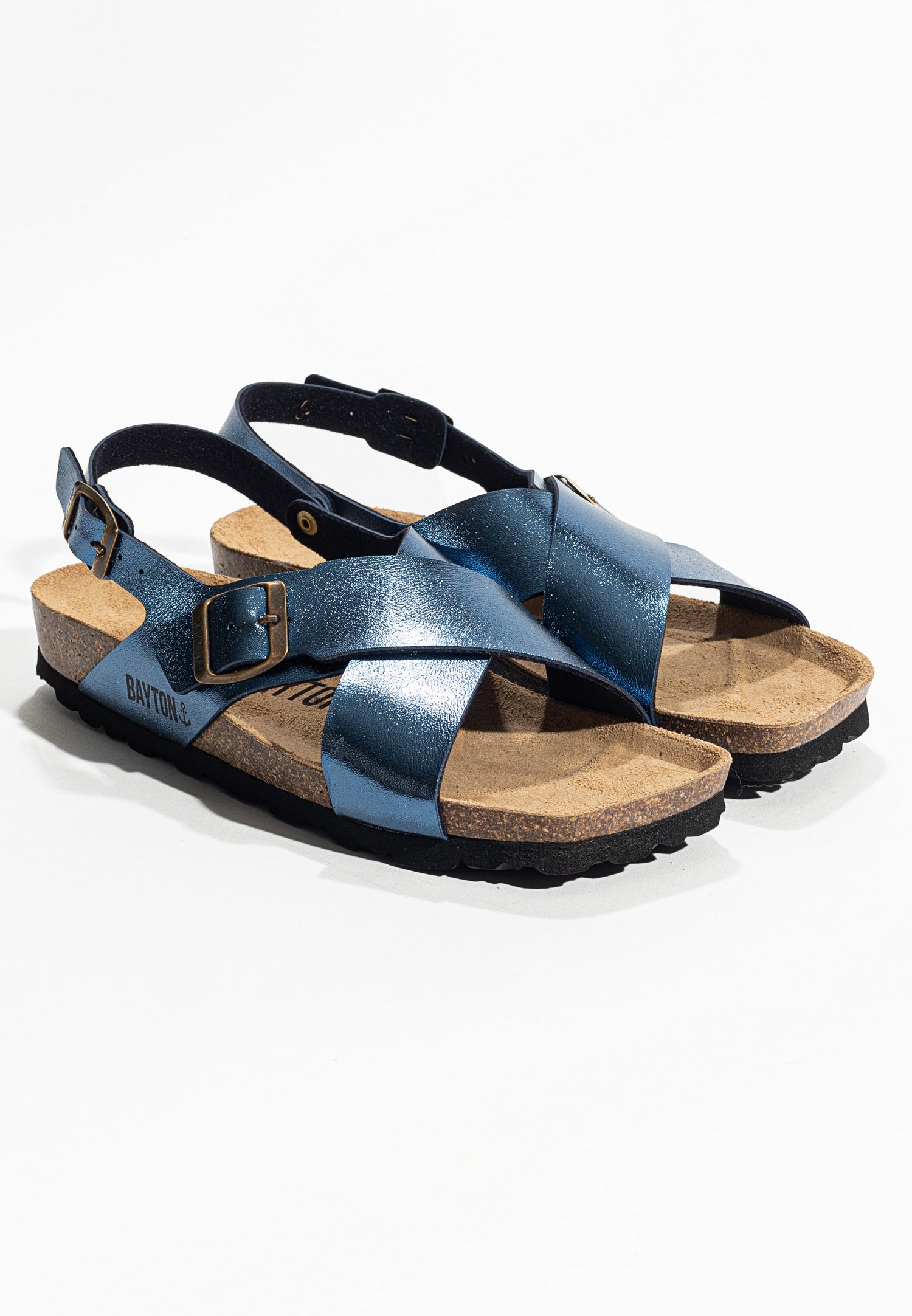 Sandales Cantabrie Bleu Multi-Brides