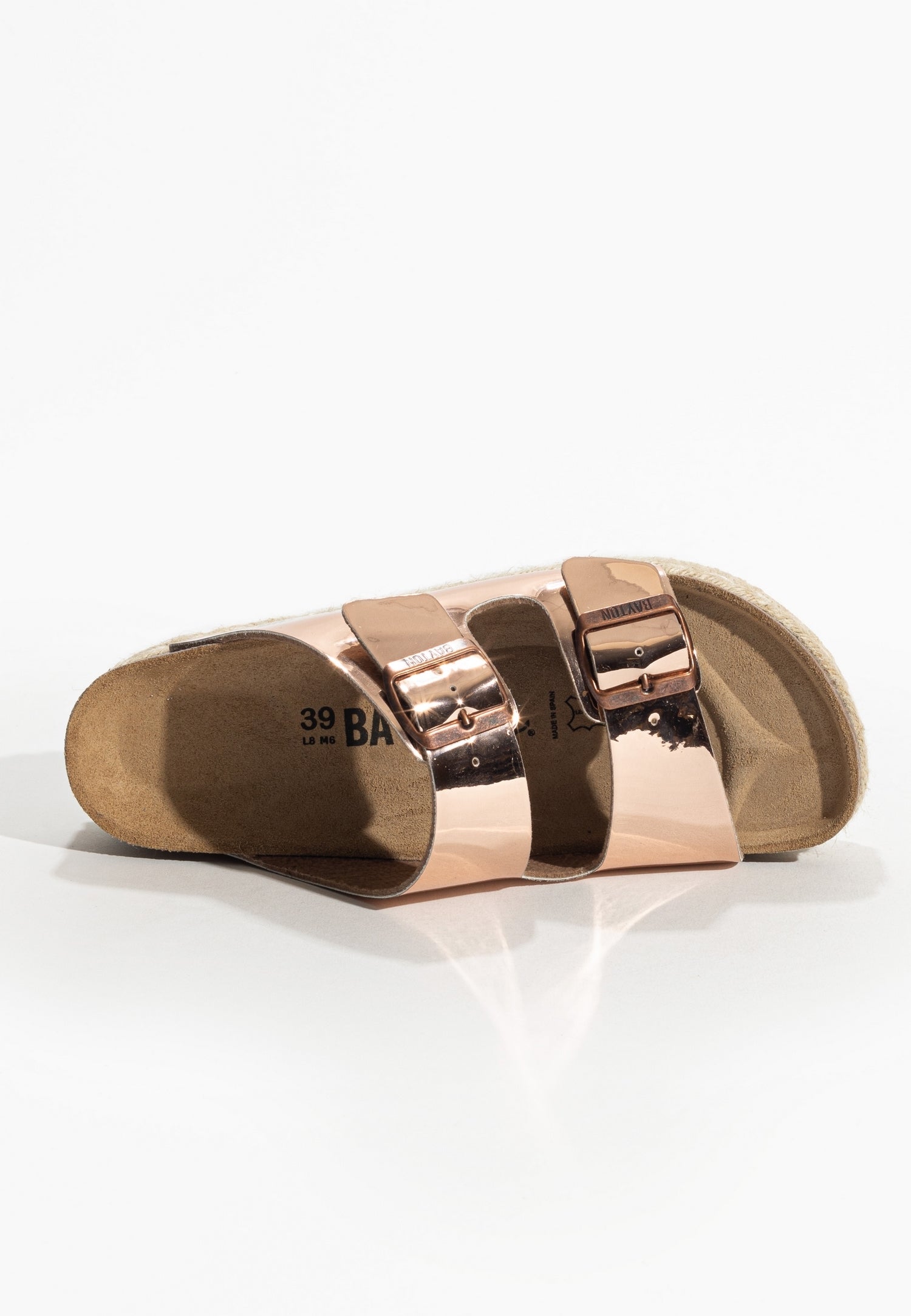 Sandales Olympe Rose gold à Plateforme