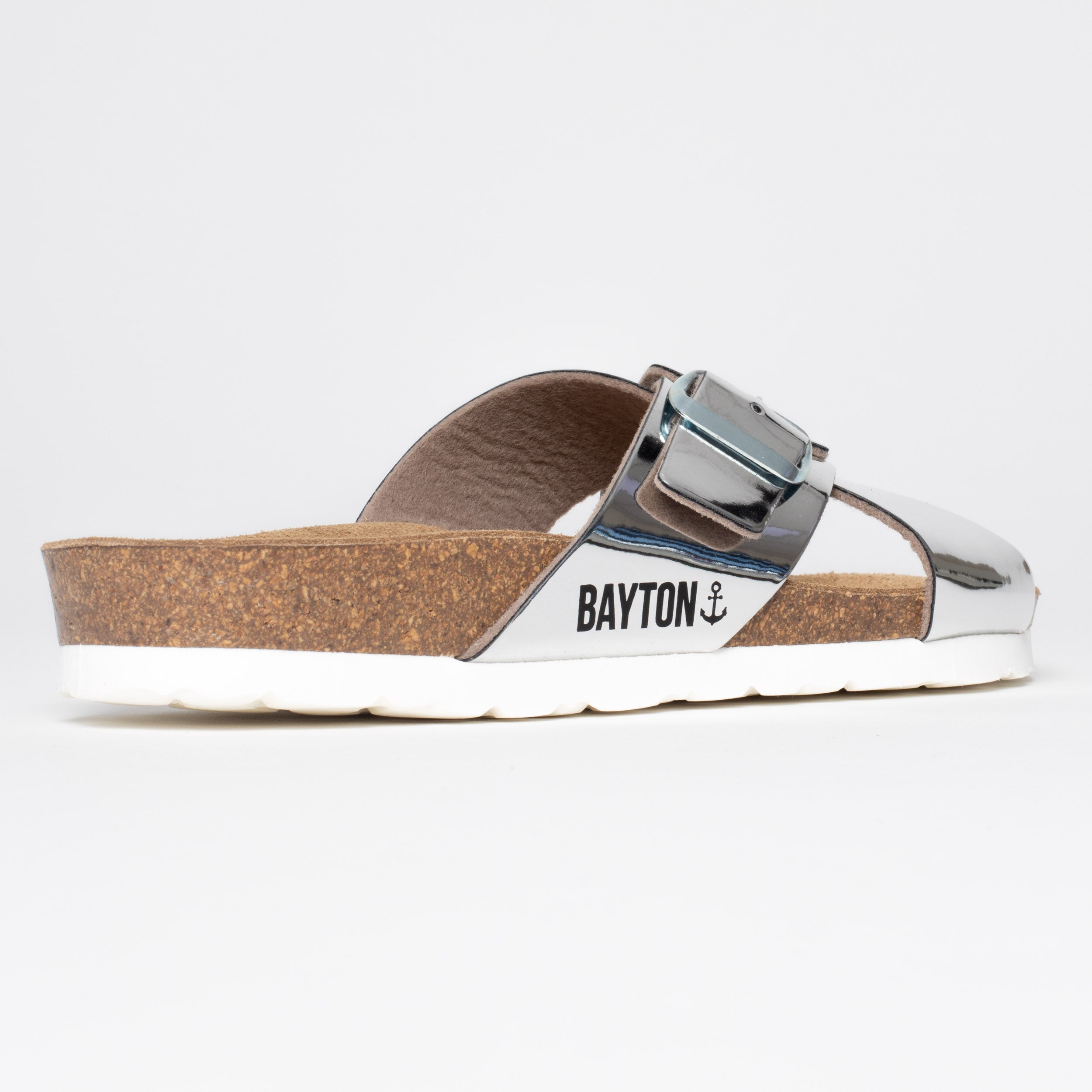 Sandalias Era 2 Tiras Plata