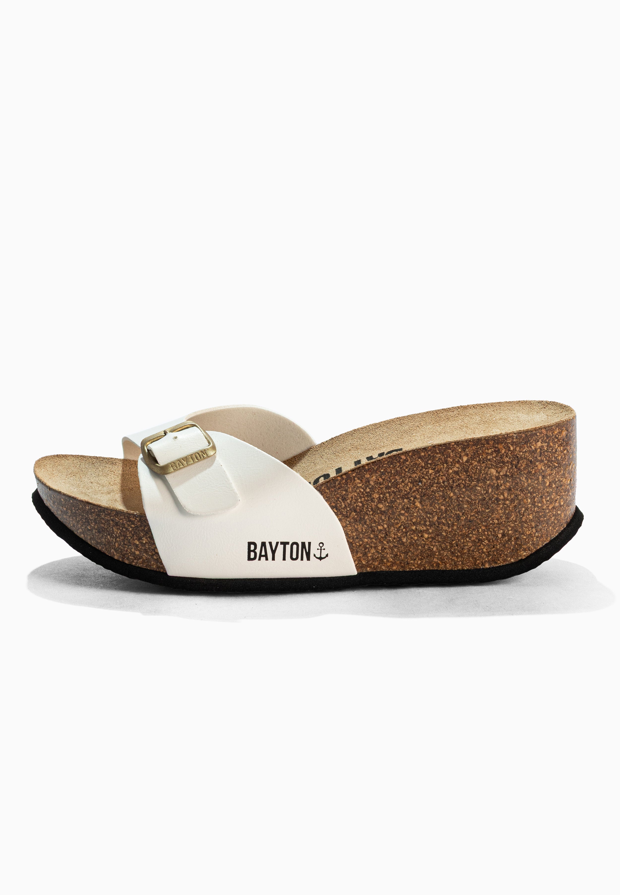 Luna White Wedge and Semi-Wedge Sandals