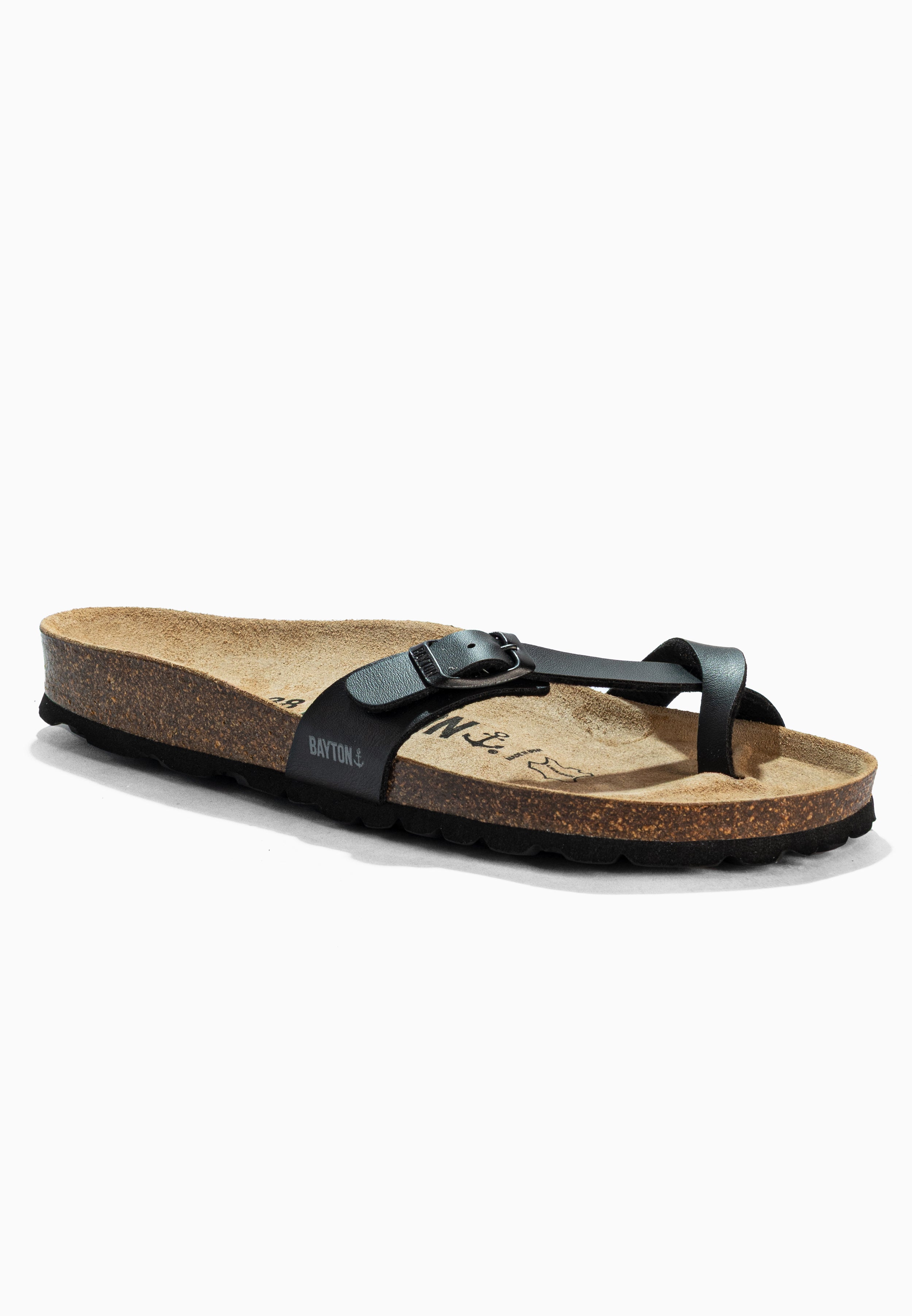 Sandalias Junon con puntera abierta Negro