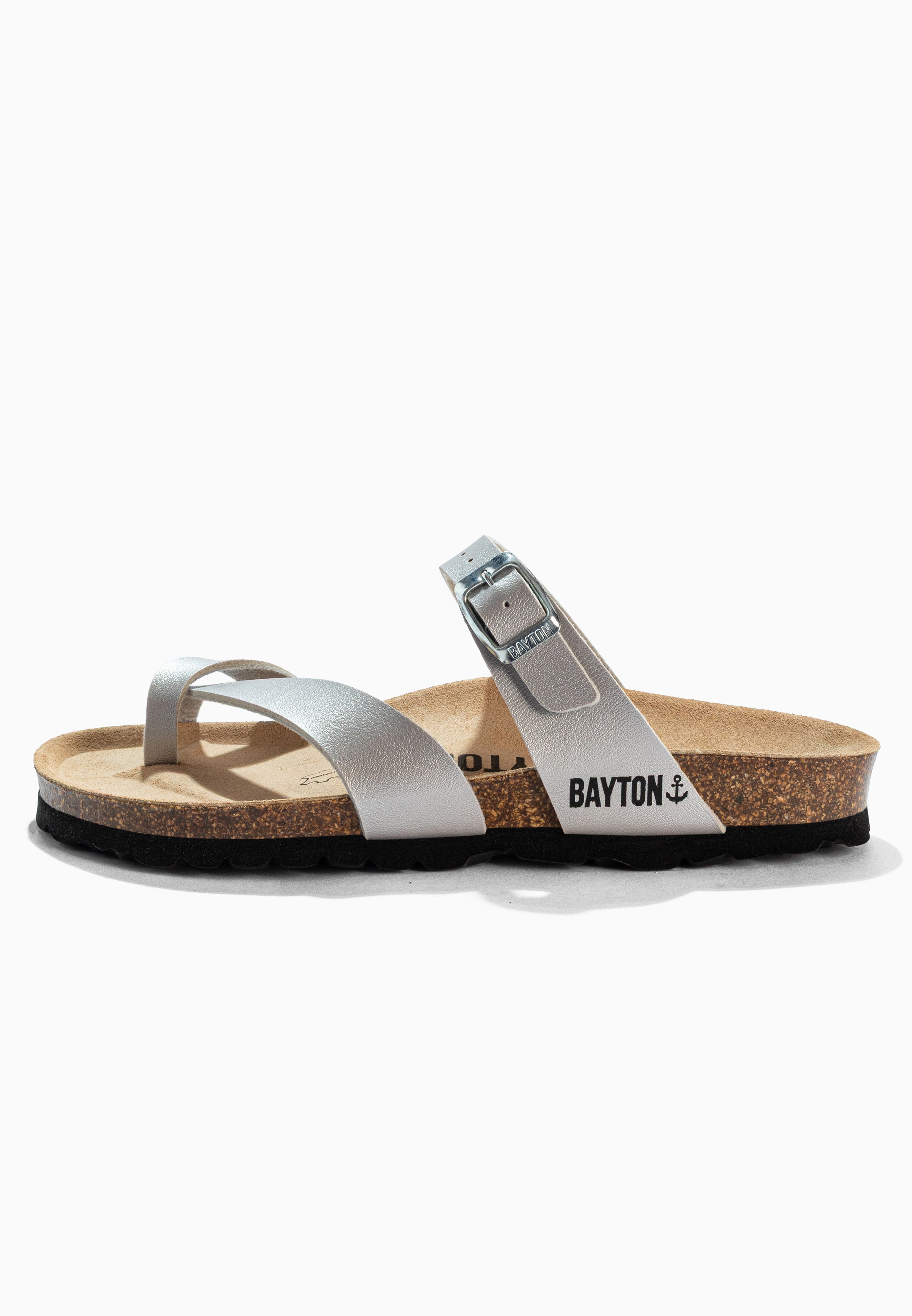 Sandales Diane Gris Clair à Entre-Doigts