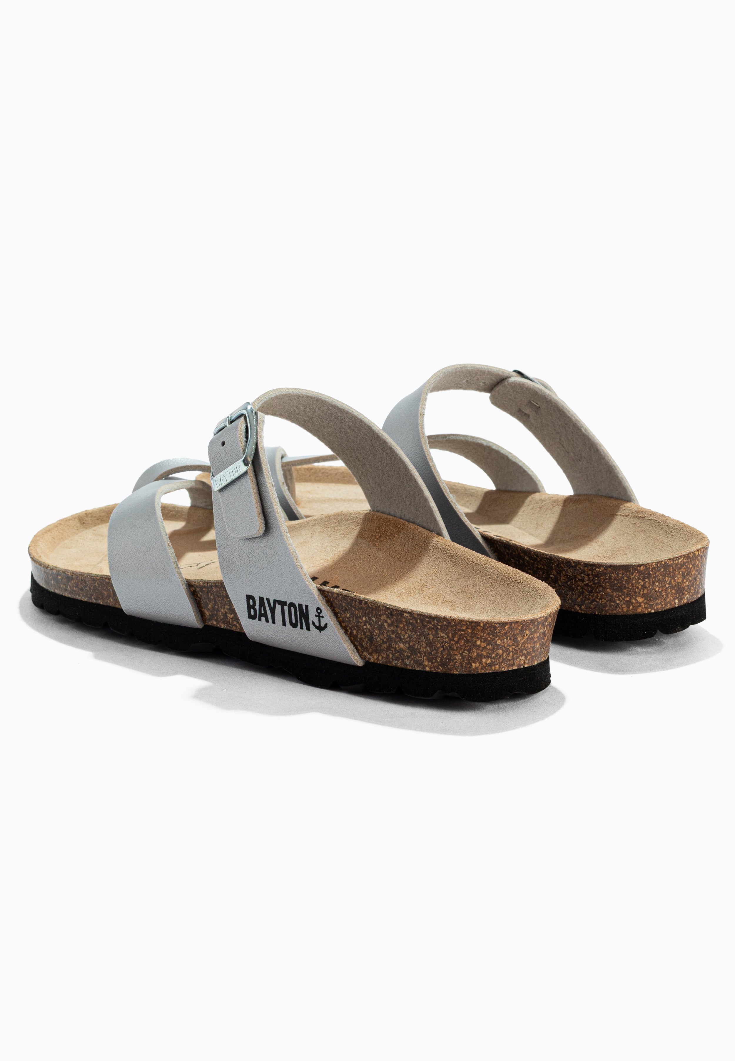 Sandales Diane Gris Clair à Entre-Doigts