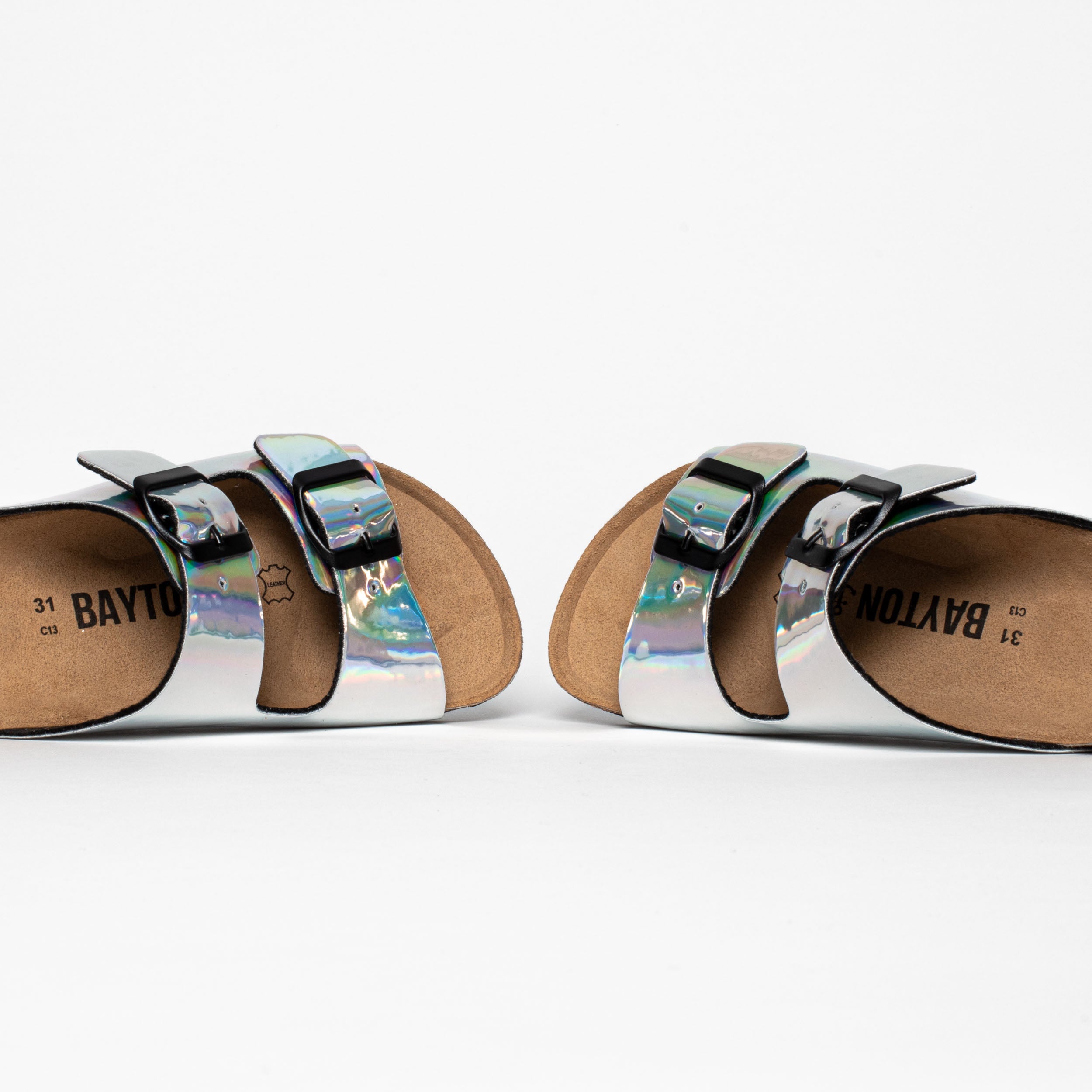 Atlas 2 Straps Silver Sandals