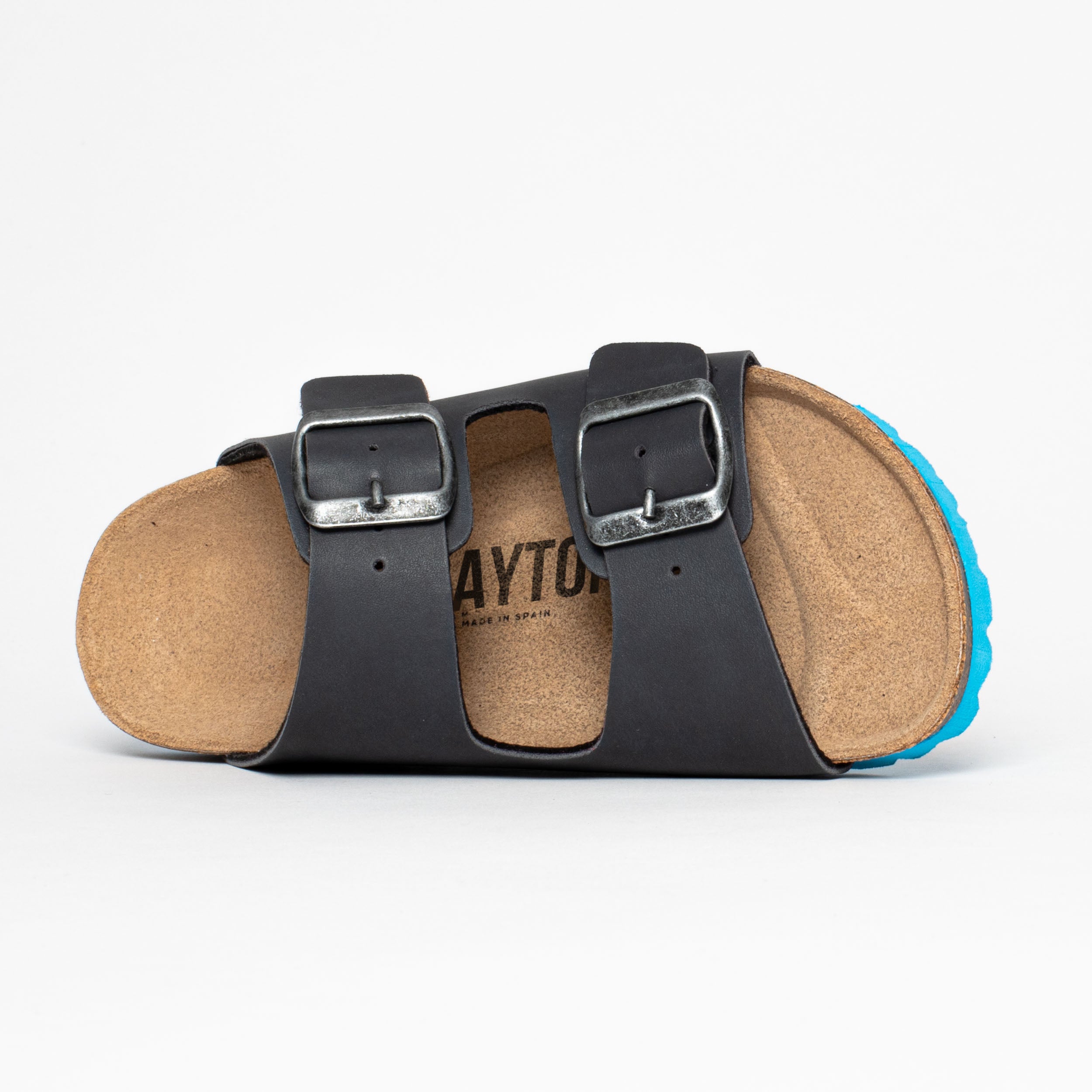 Sandales 2 Brides Atlas Gris