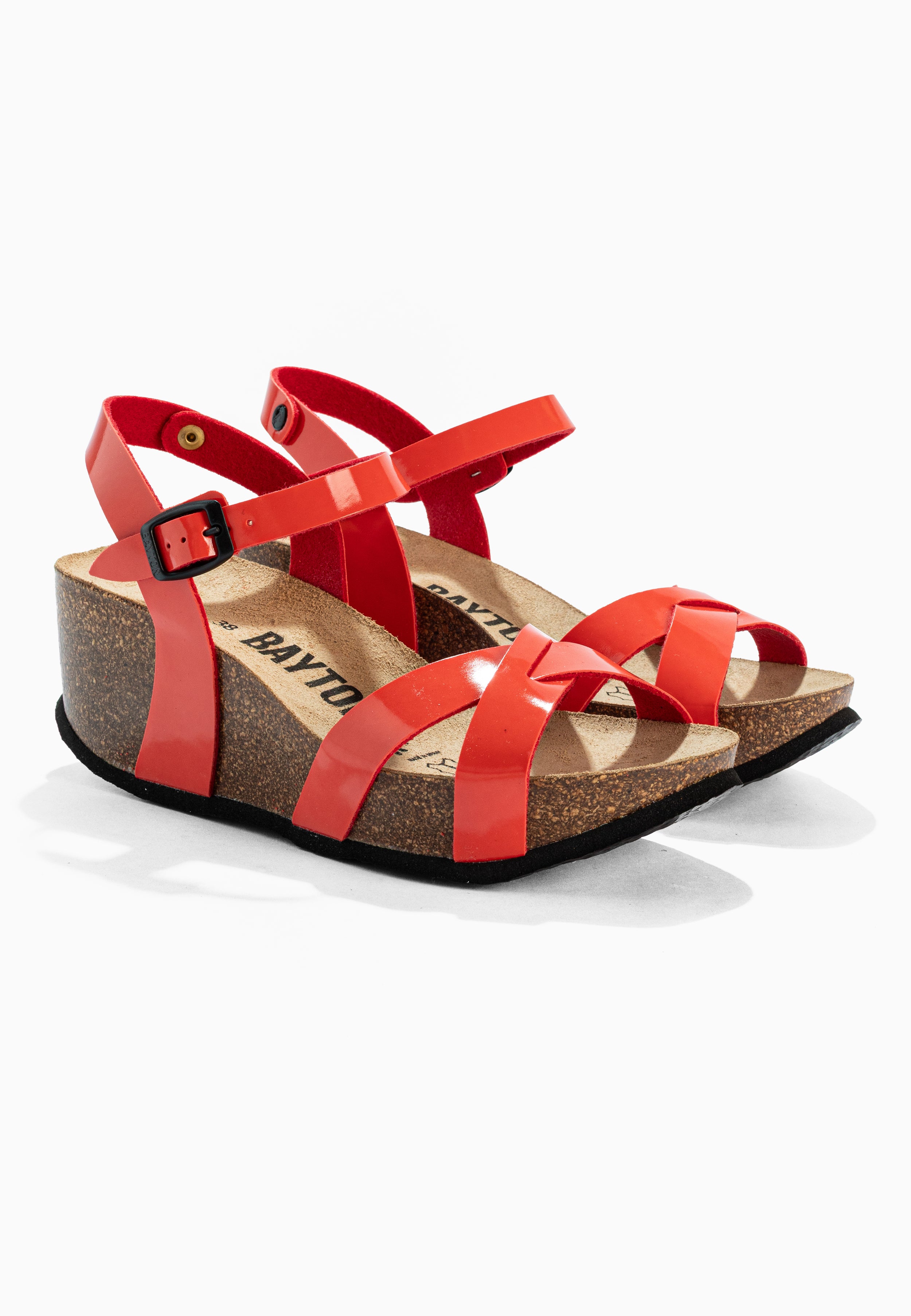 Sandales Venus Corail Compensées et Semi-compensées