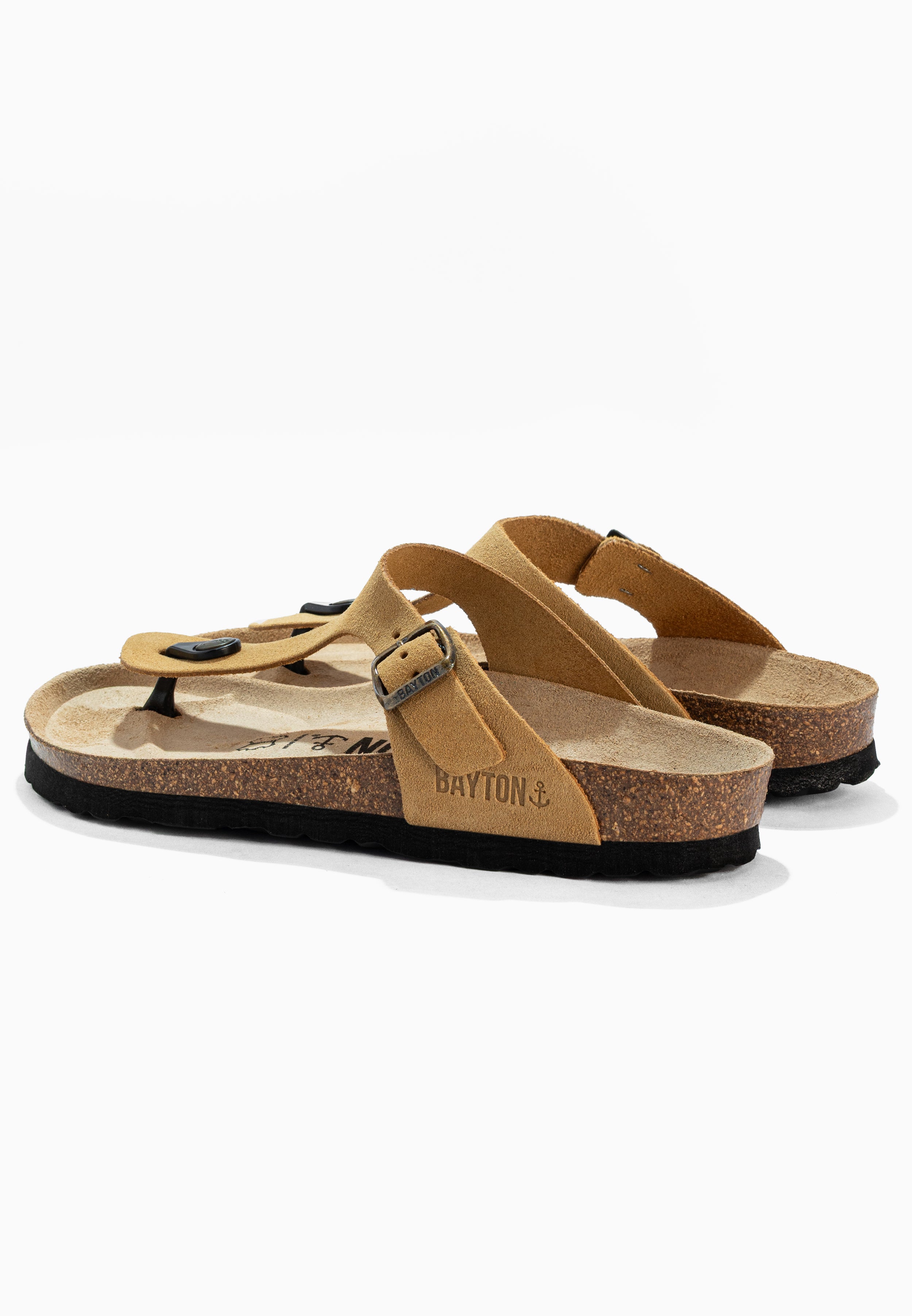 Sandales Mercure Camel à Entre-Doigts