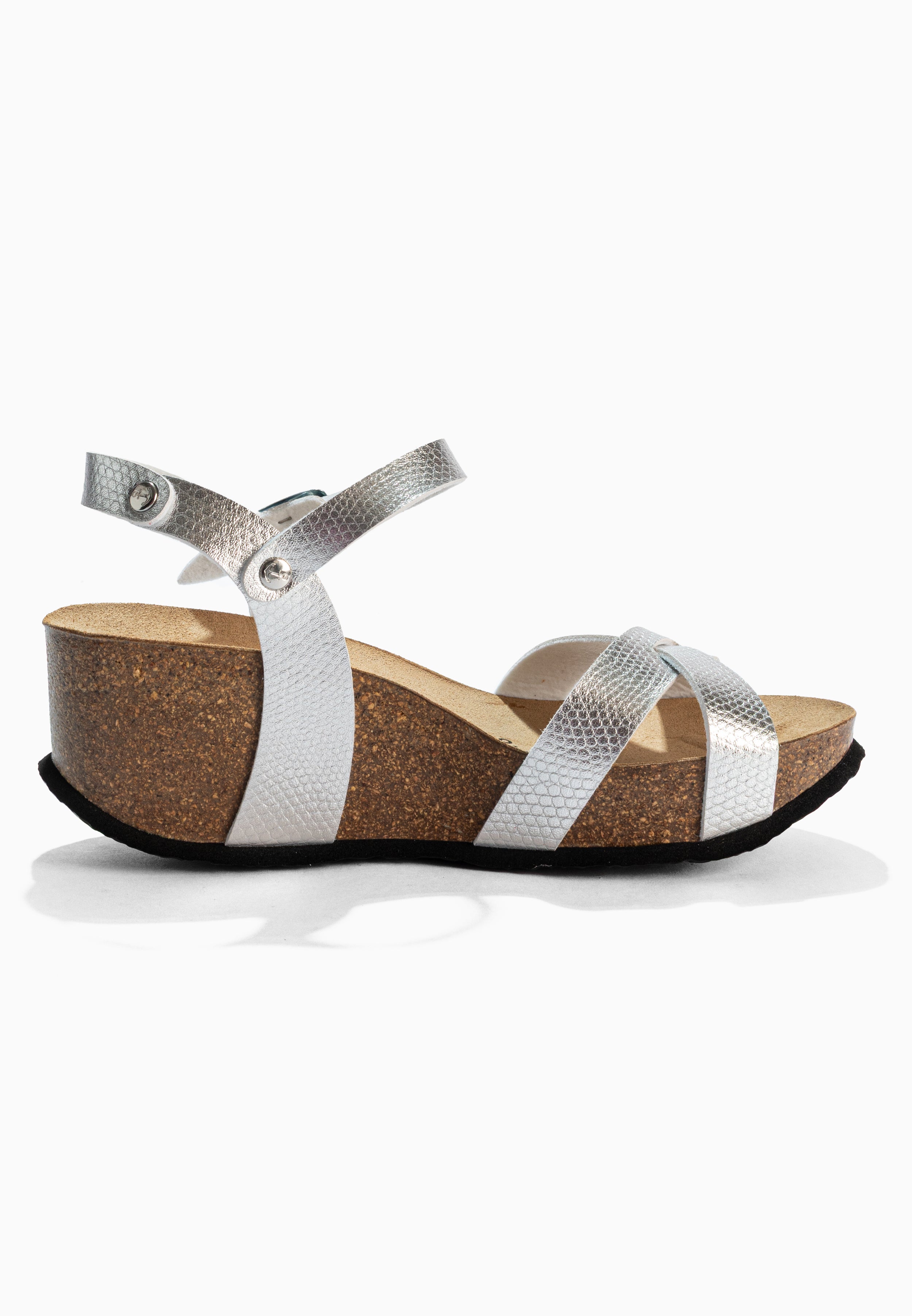 Sandales Venus Argent Compensées et Semi-compensées