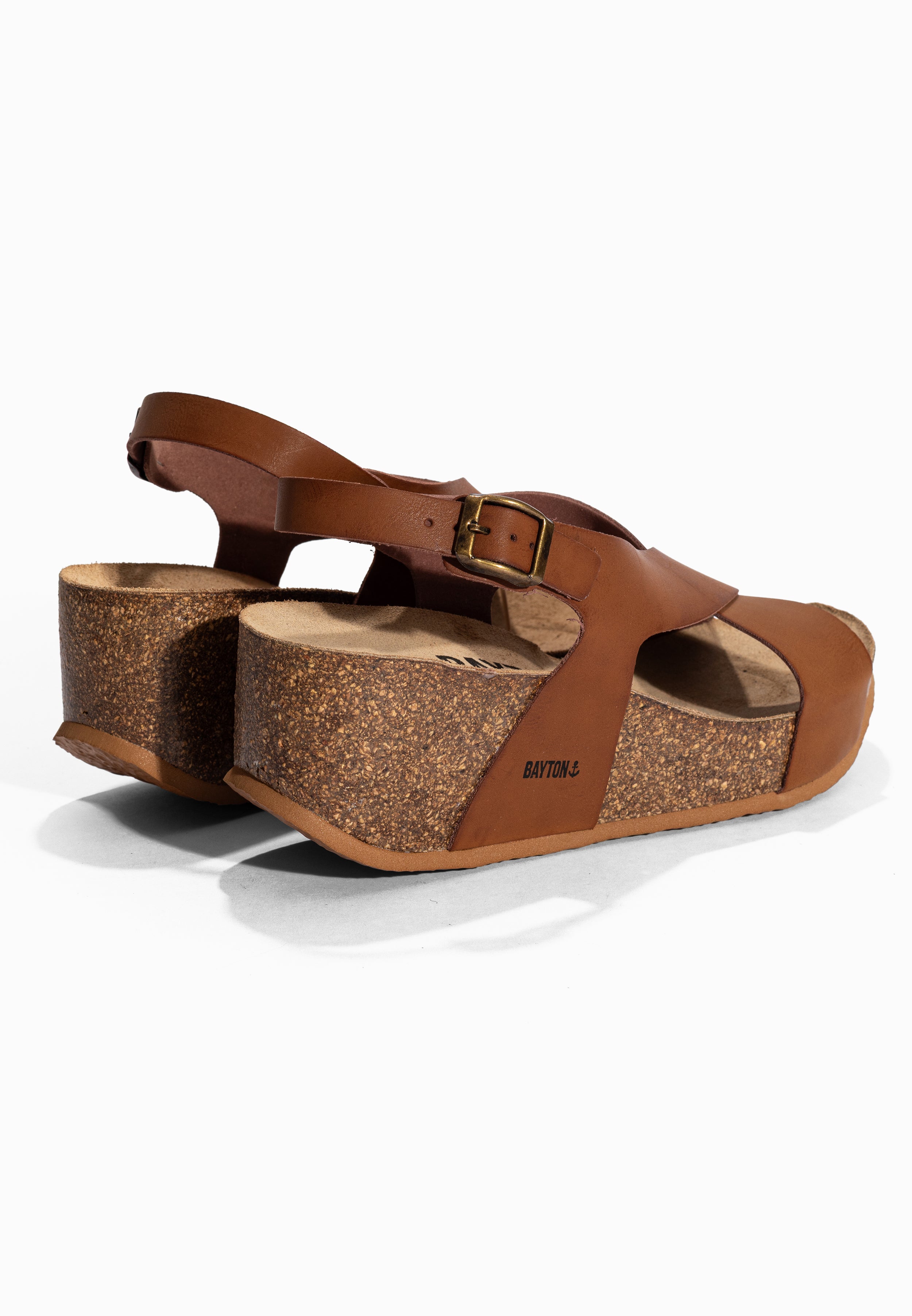 Sandales Rea Camel Compensées et Semi-compensées