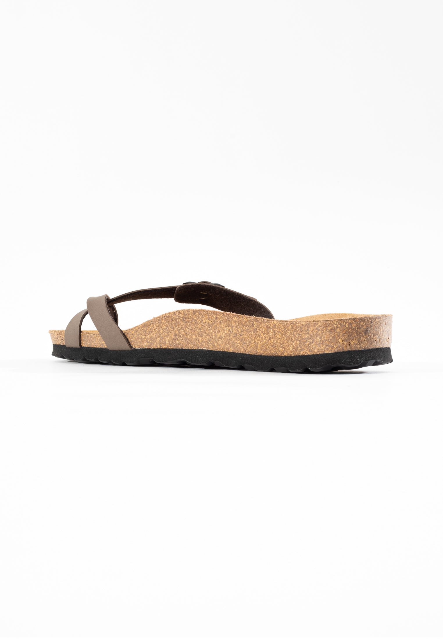 Sandalias Junon Punta Abierta Marrón