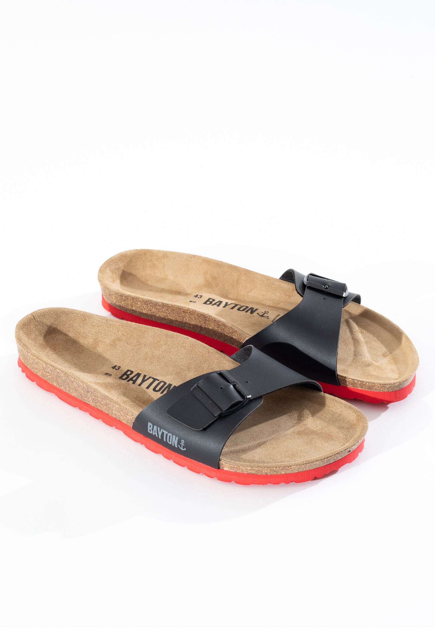 Zephyr 1 Strap Sandals Black