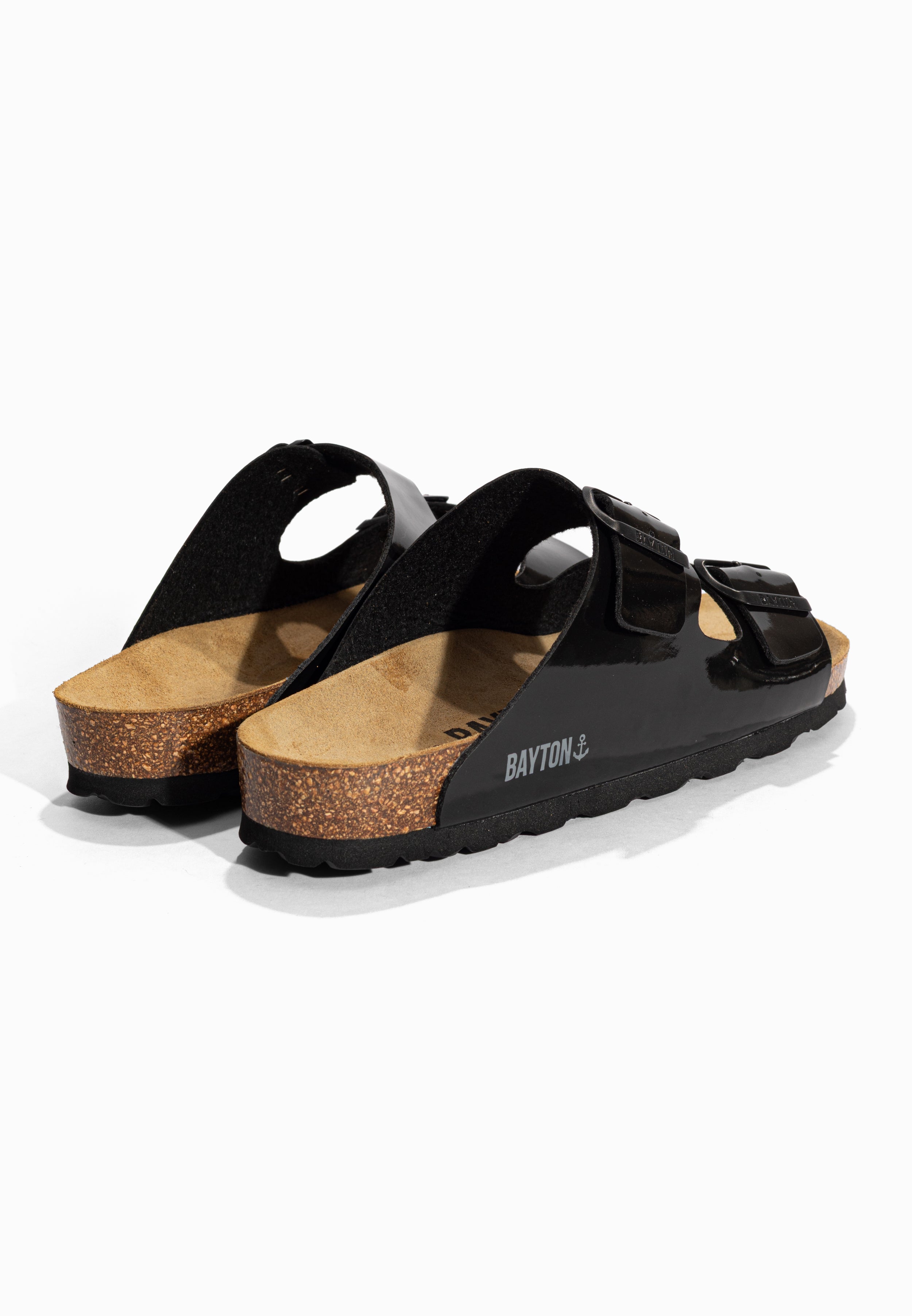 Sandales 2 Brides Atlas Noir