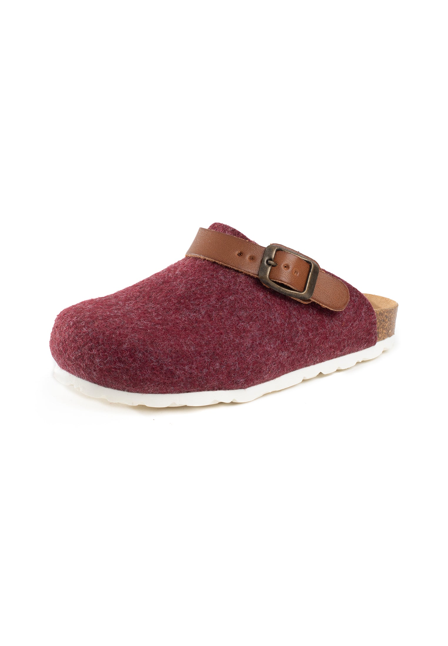 Burgundy Shetland Clogs