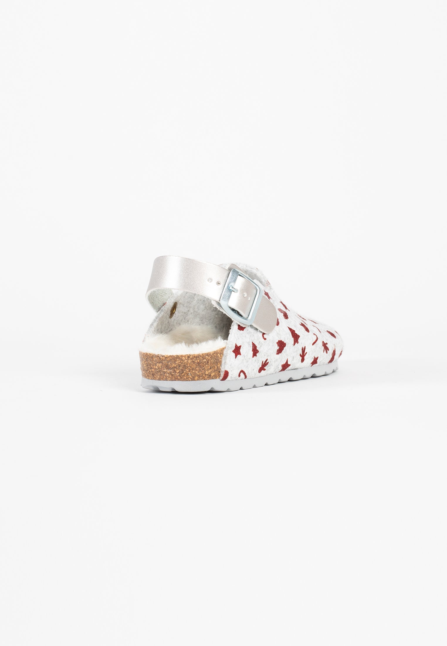 Noma Gray and Red Clogs