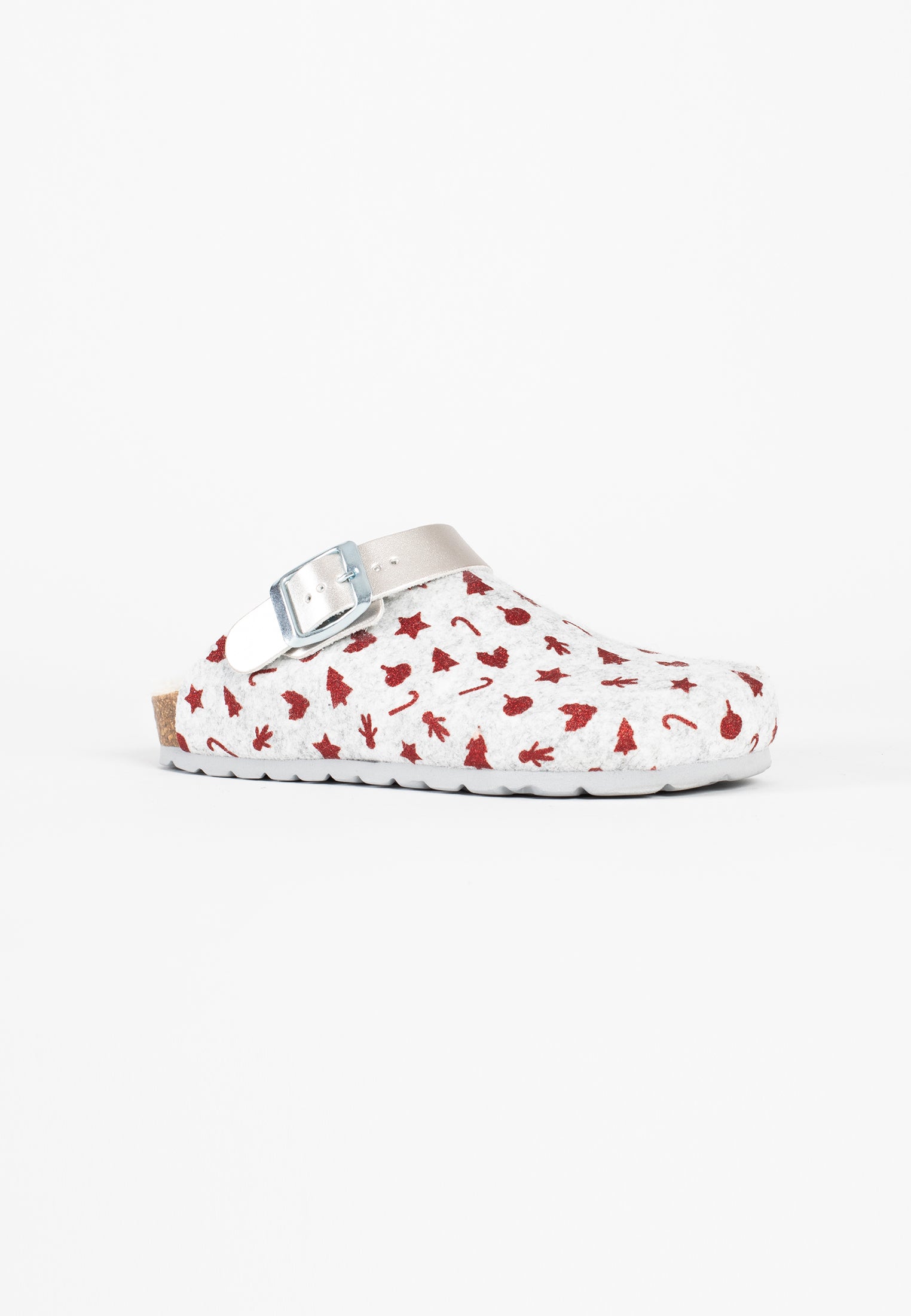 Noma Gray and Red Clogs