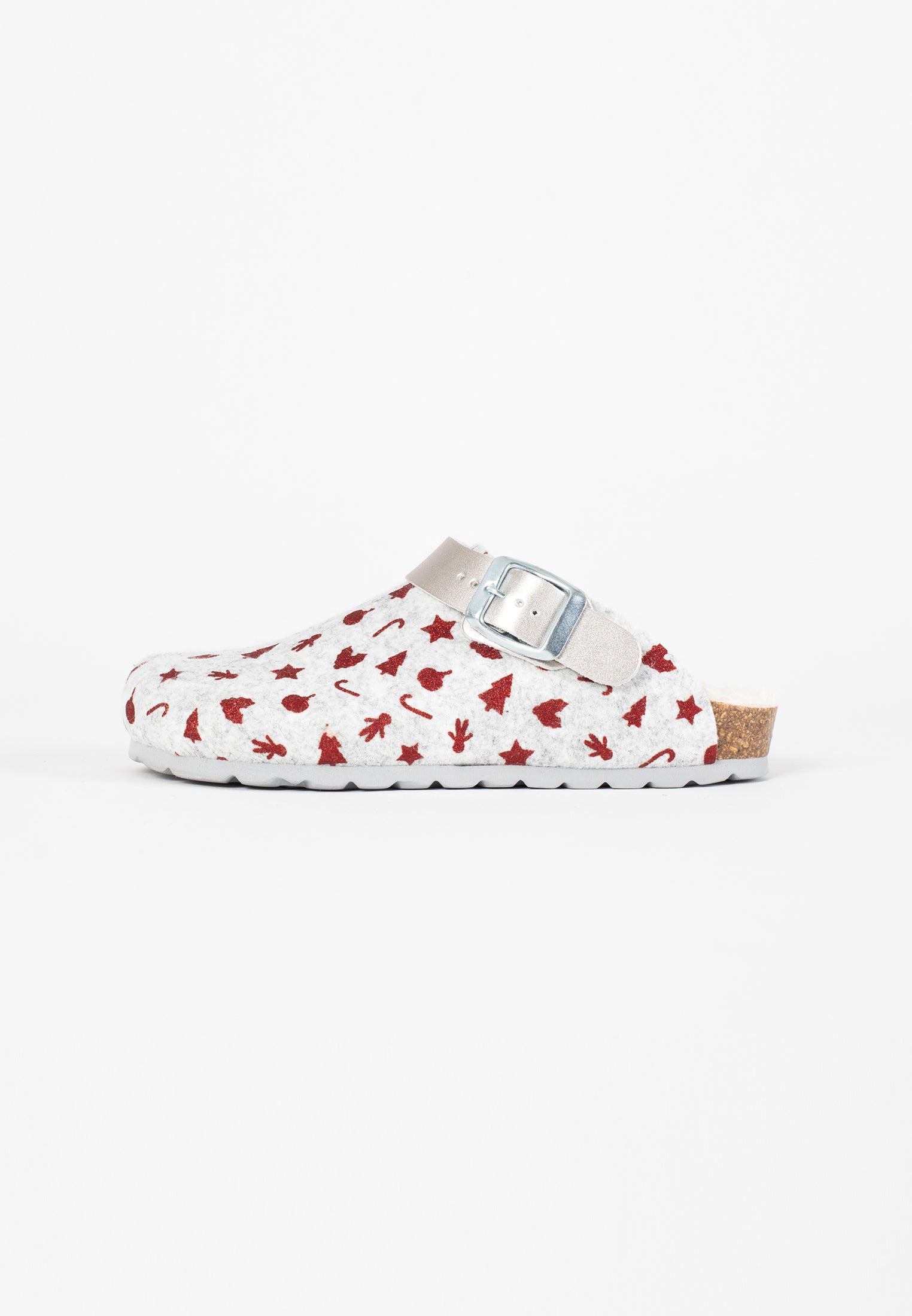 Noma Gray and Red Clogs