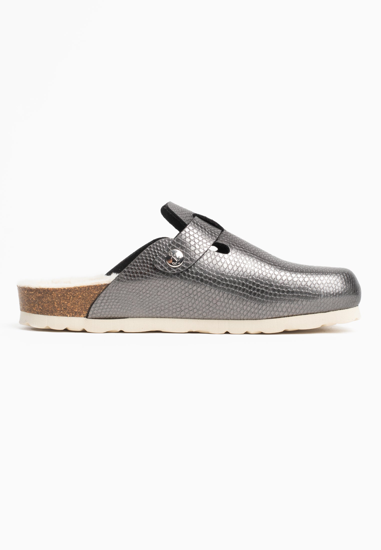 Moke Silver Clogs