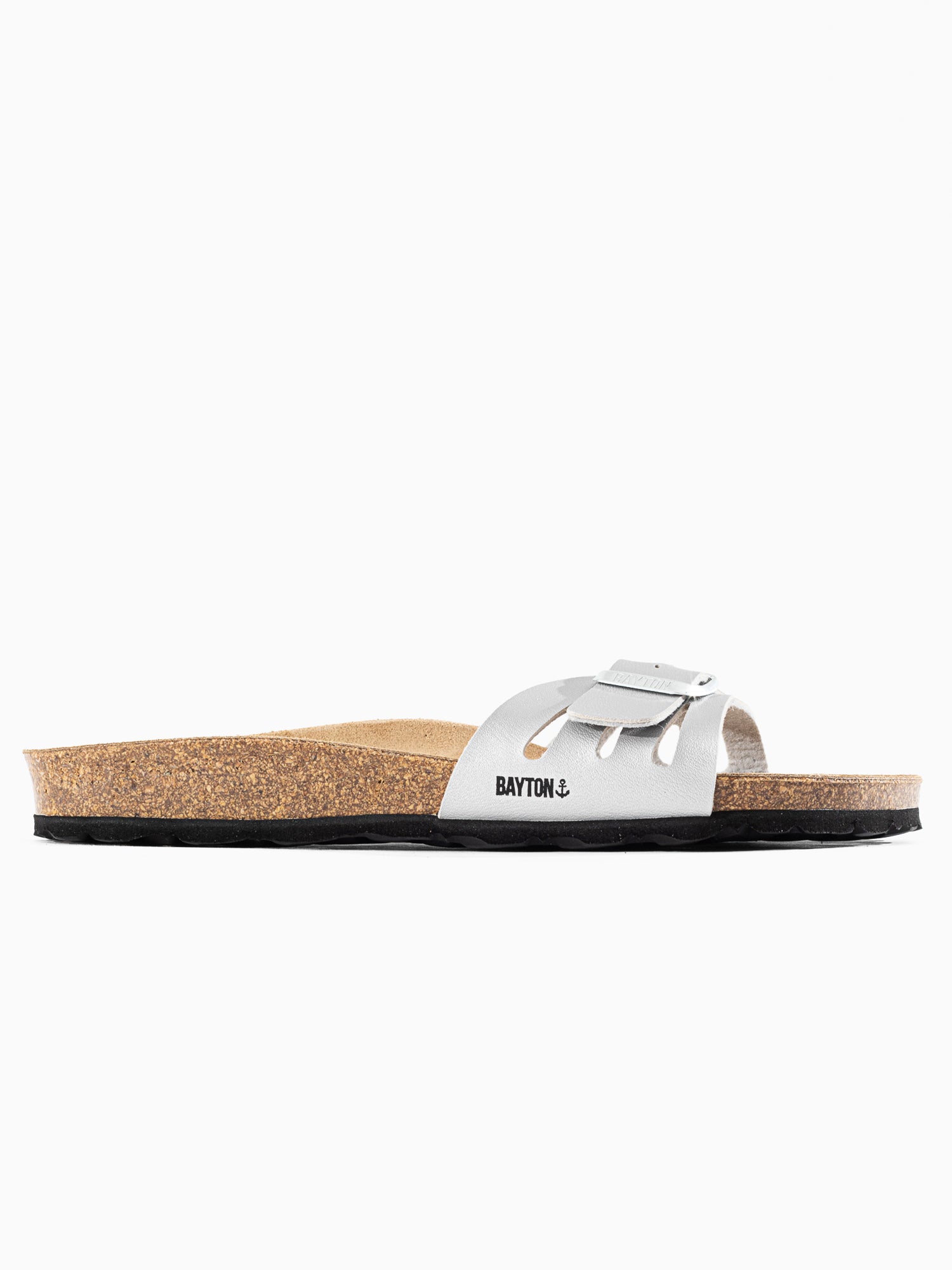 Silver Athena 1 Strap Sandals