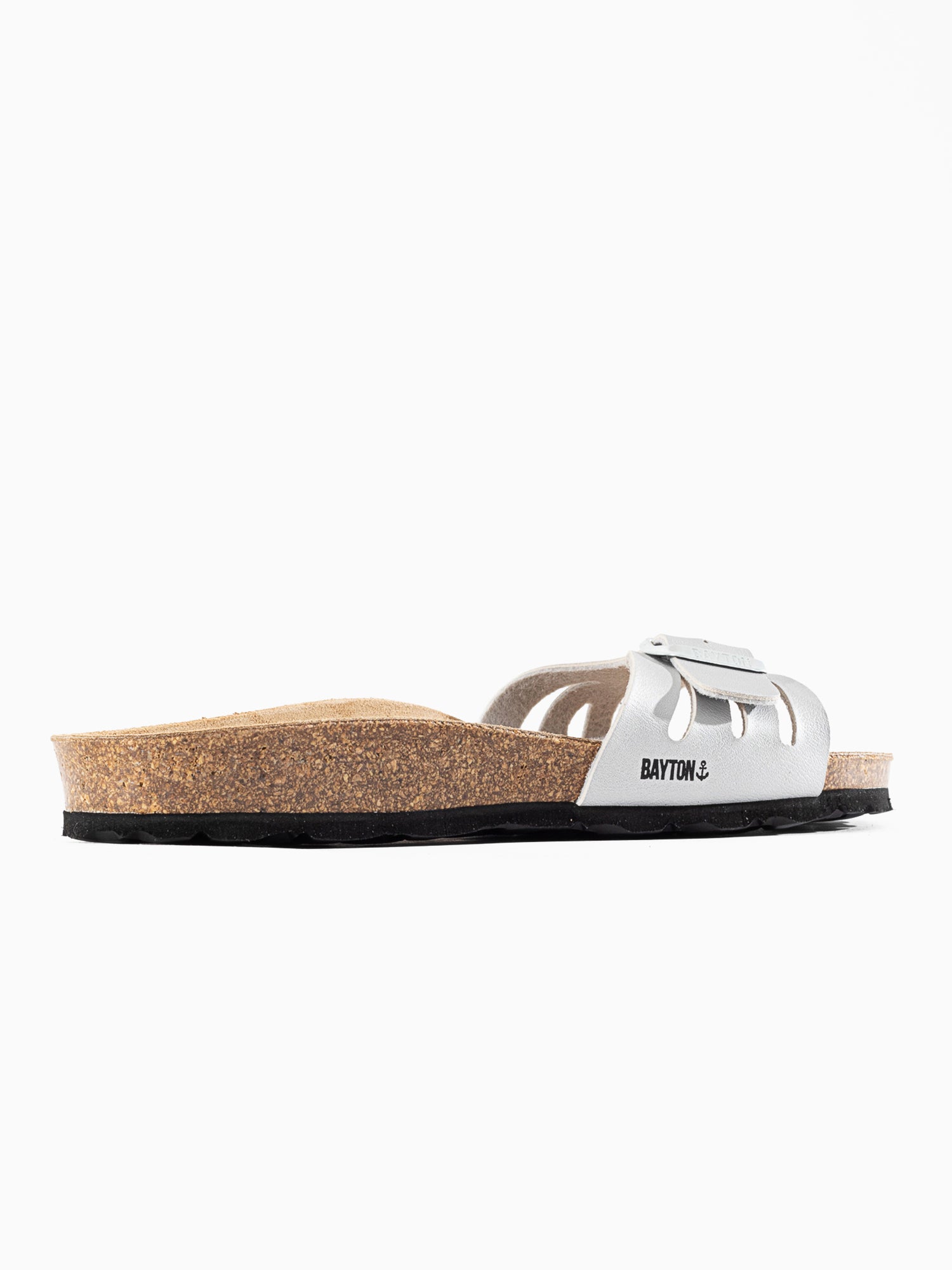 Silver Athena 1 Strap Sandals