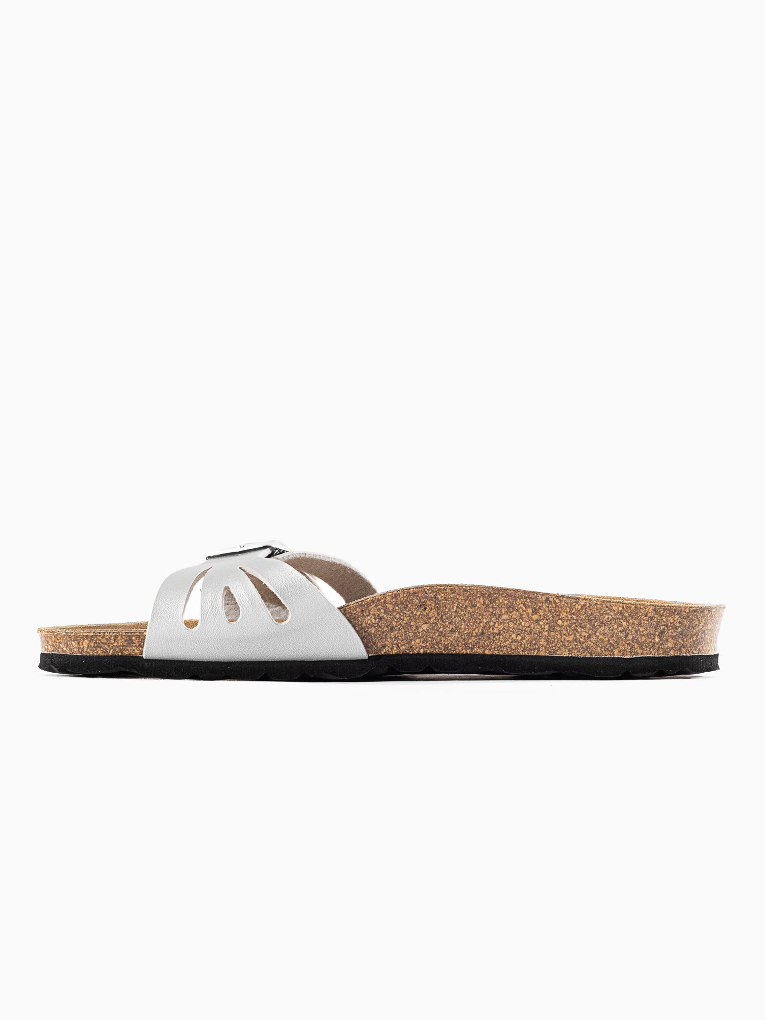 Silver Athena 1 Strap Sandals