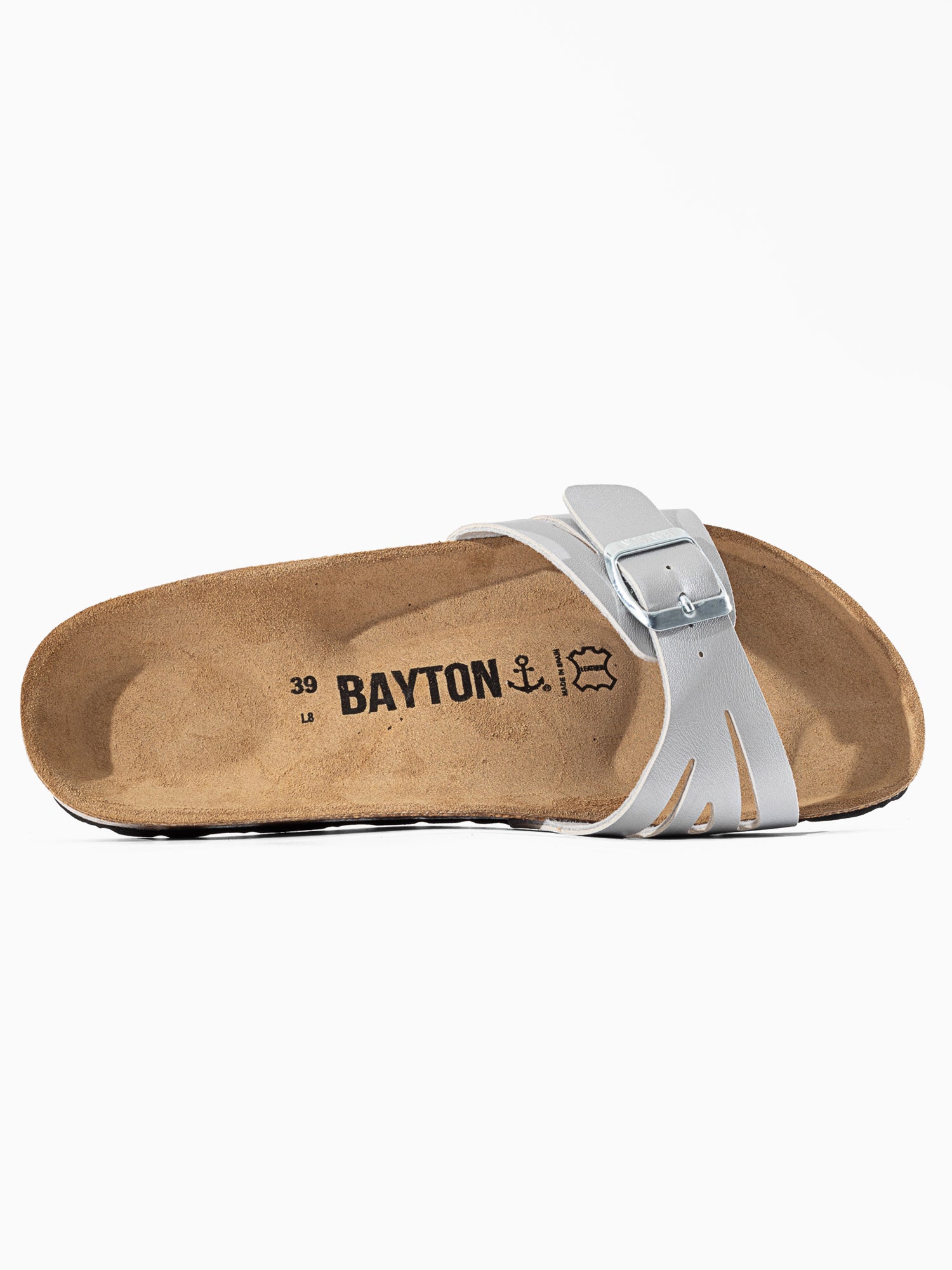 Silver Athena 1 Strap Sandals