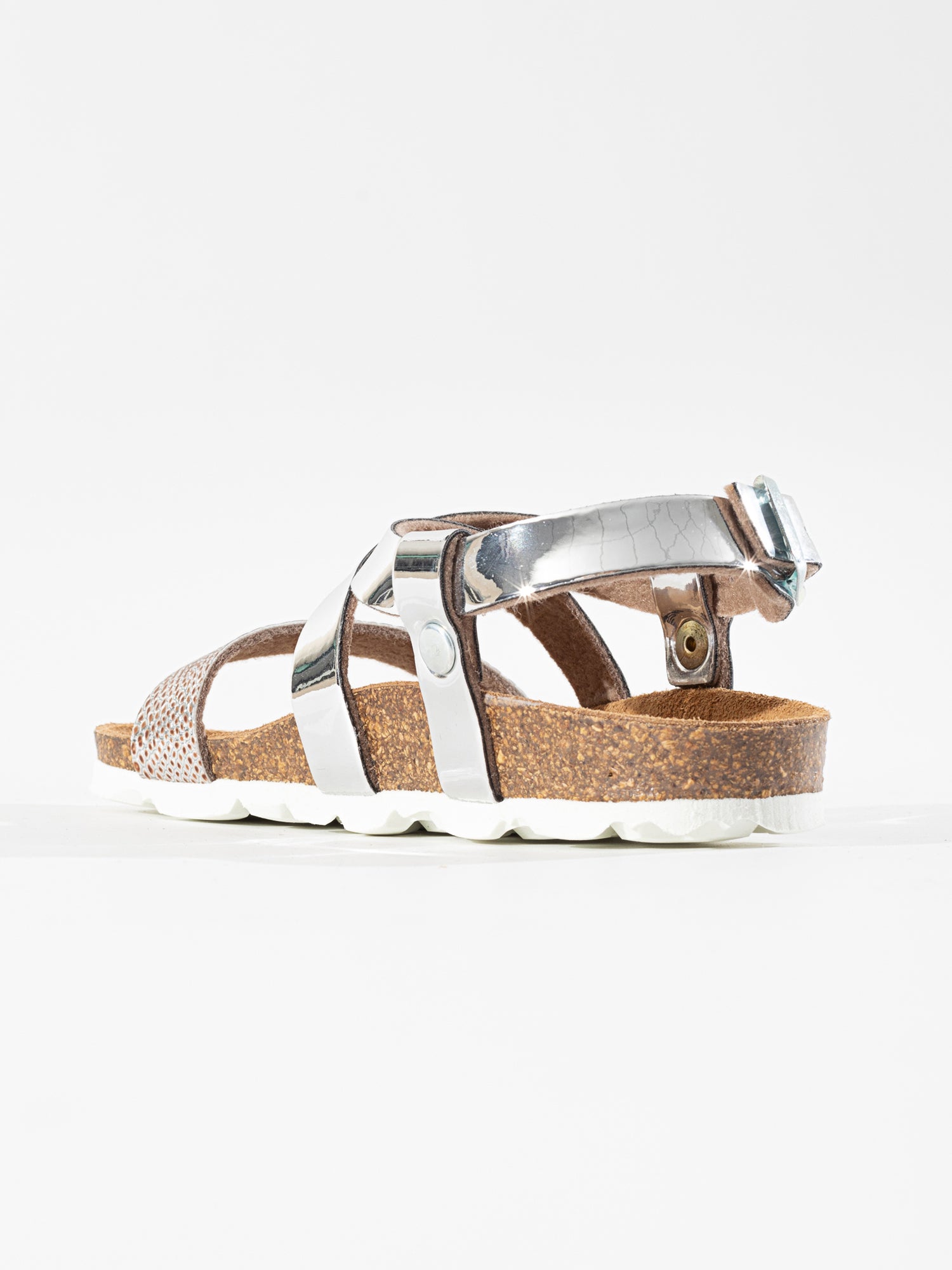 Sandales Multi-Brides Enyo Argentées