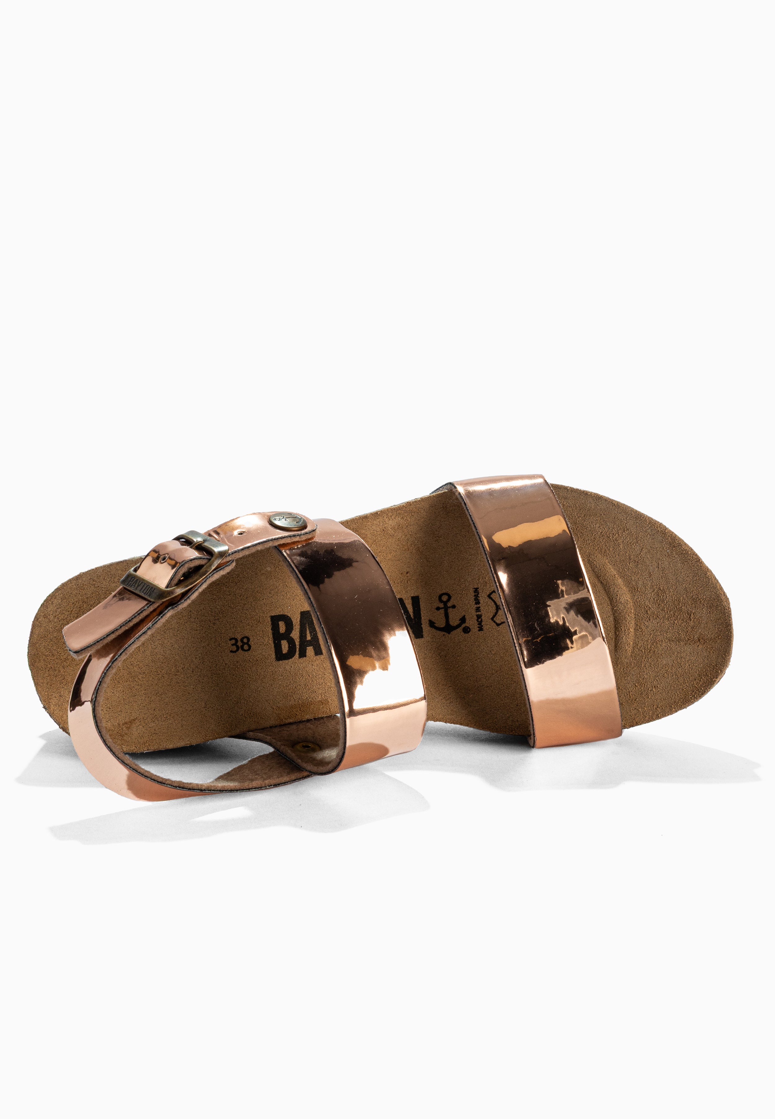 Sandales Selene Rose Dorées Compensées et Semi-compensées