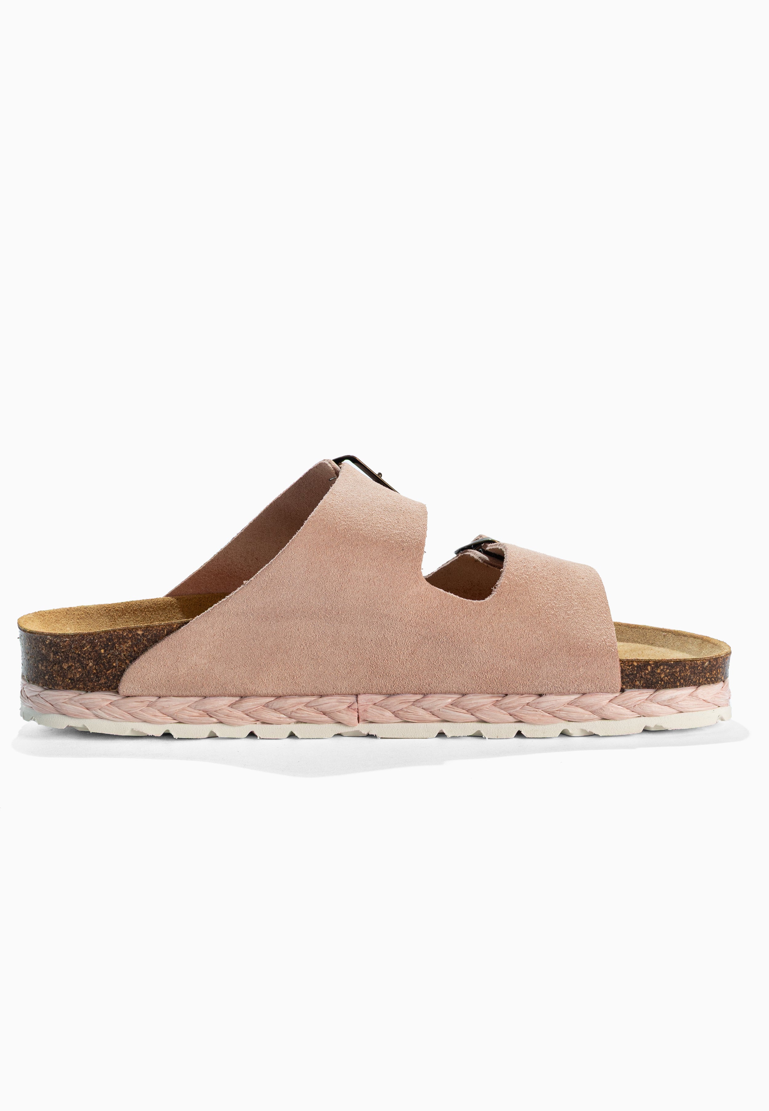 Sandalias Benalla 2 Tiras Rosa Claro