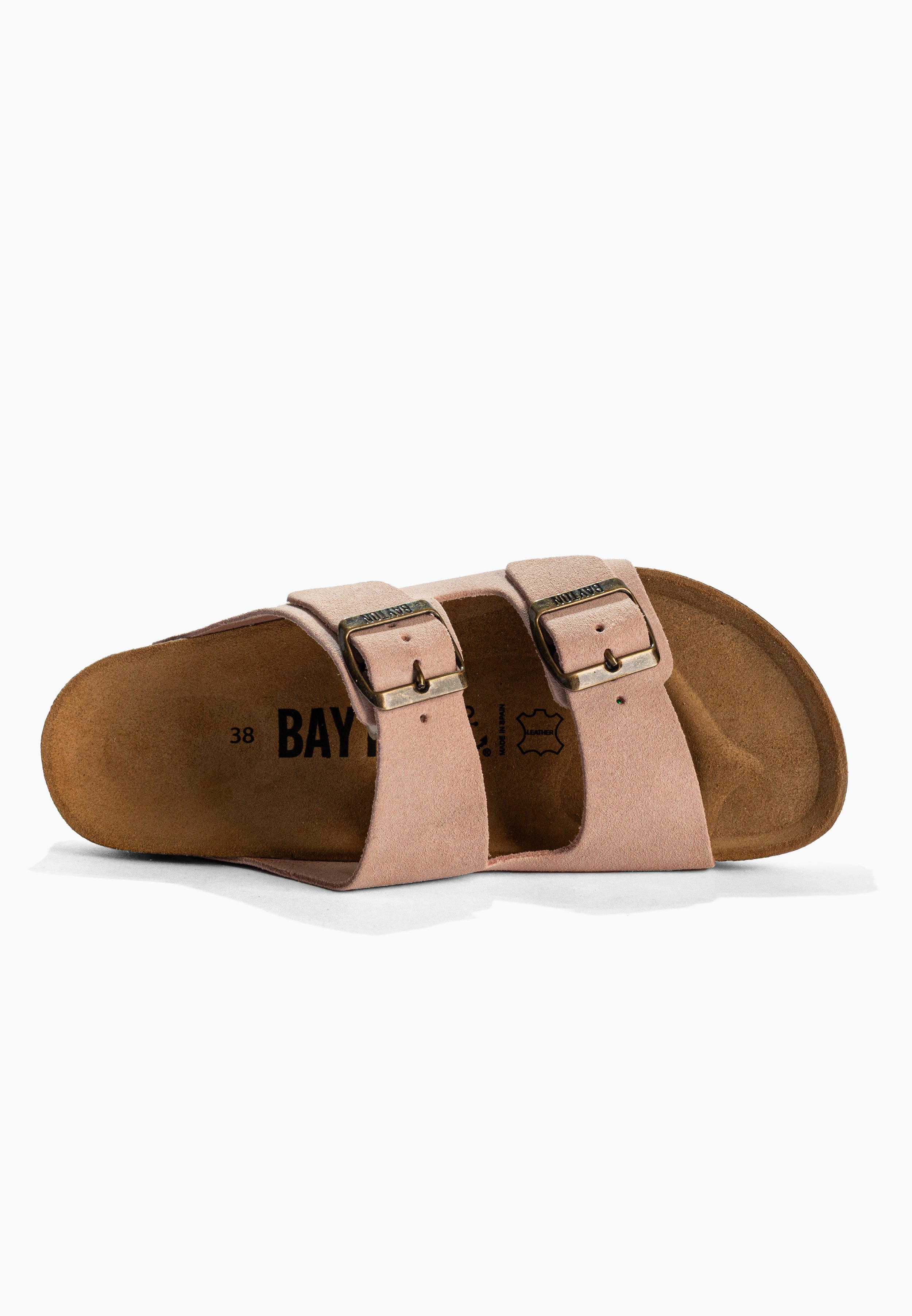Sandalias Benalla 2 Tiras Rosa Claro