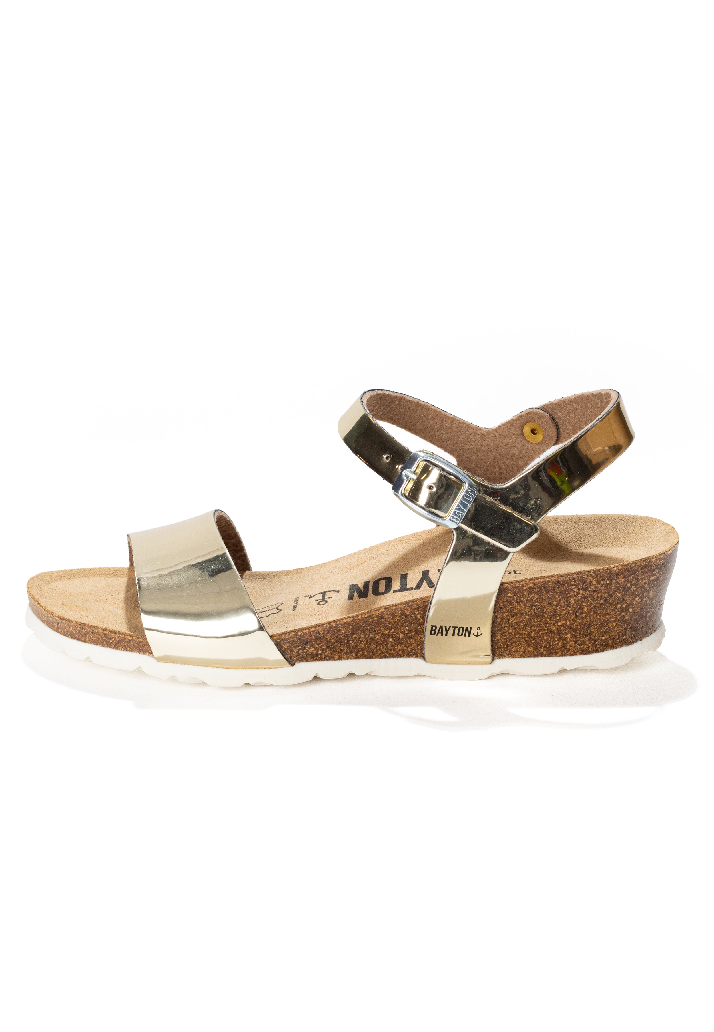 Sandales Wodonga Platine Compensées et Semi-compensées