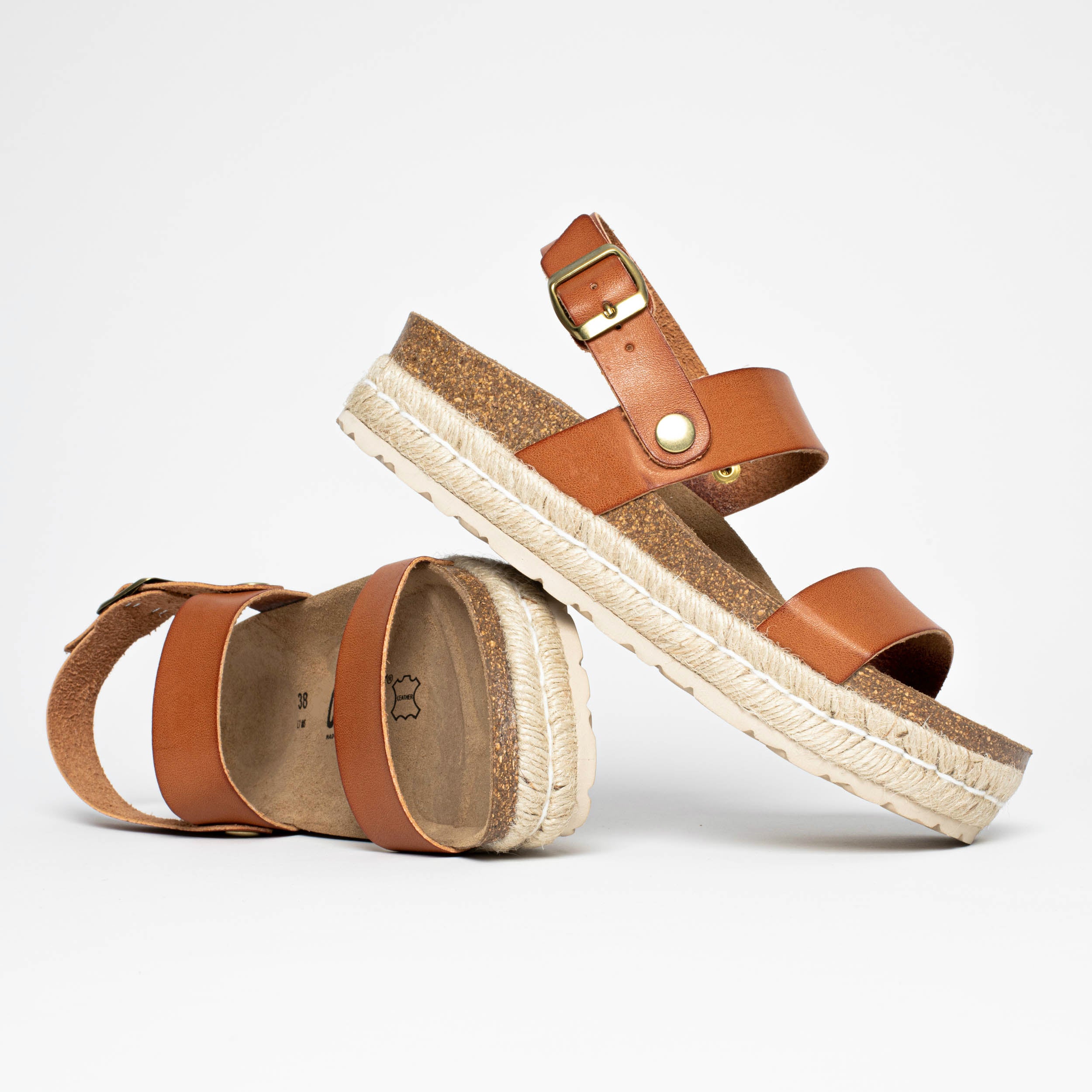 Sandalias con plataforma Whyalla Bronceado