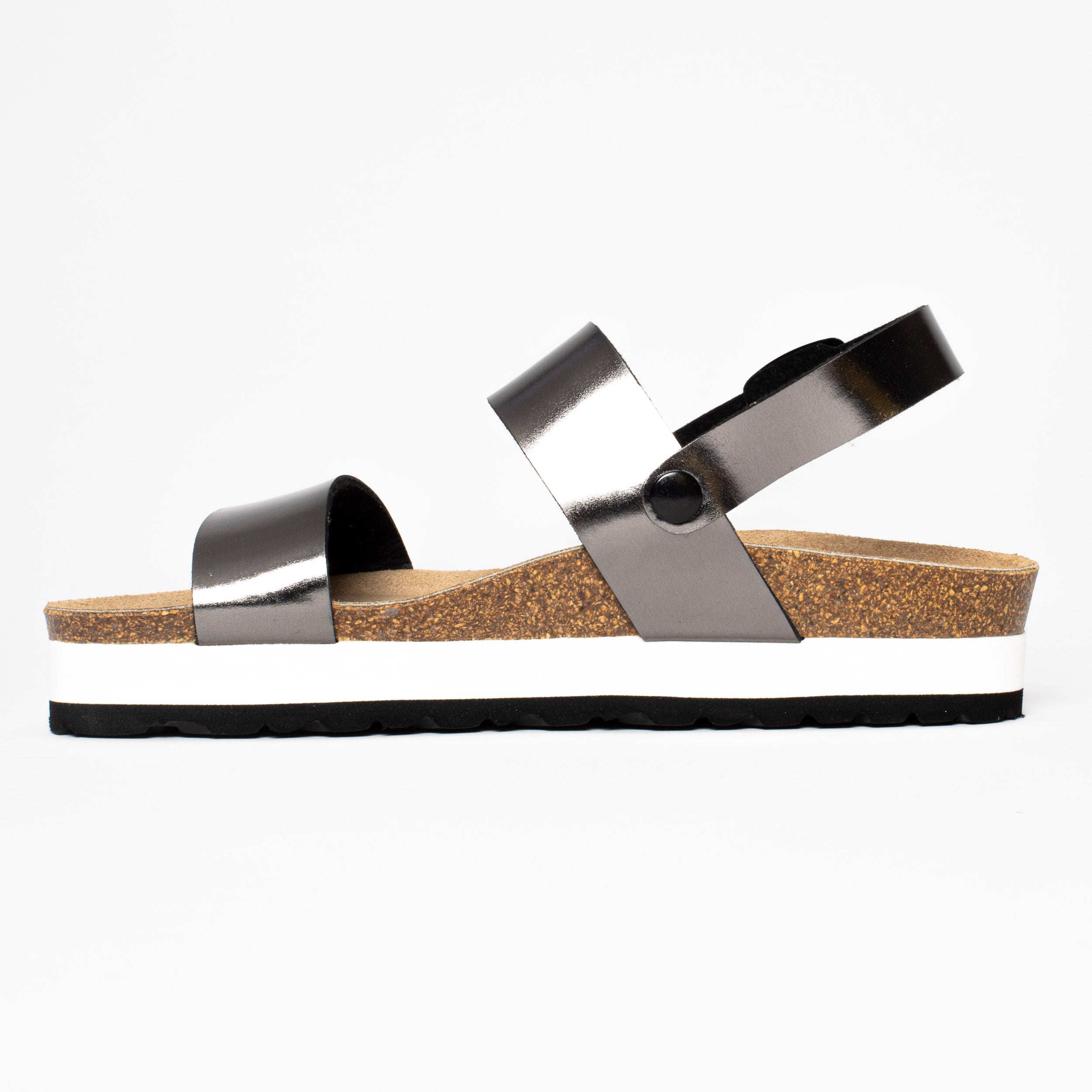 Sandales Gladstone Anthracite à Plateforme